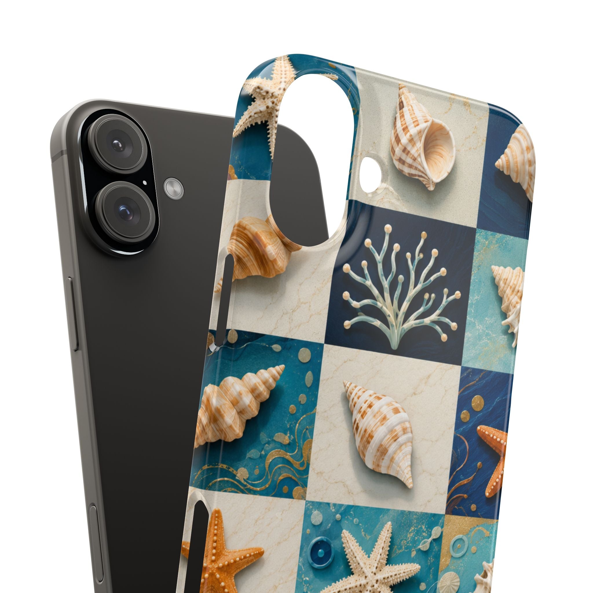 Coastal Seashell Mosaic Phone Case