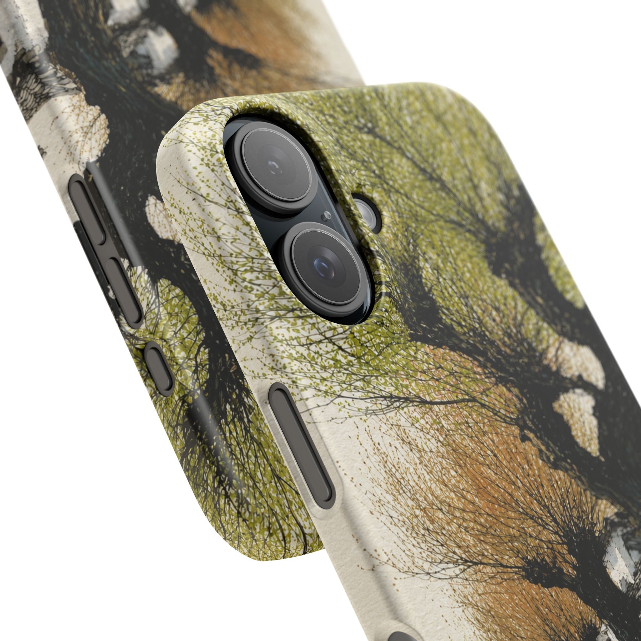 Serene Willow Landscape Phone Case