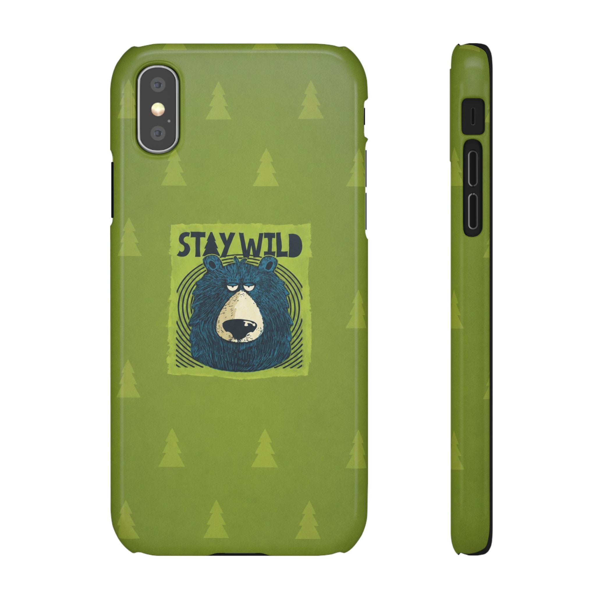 Stay Wild Bear Phone Case