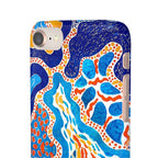 Abstract Blue Pattern Phone Case