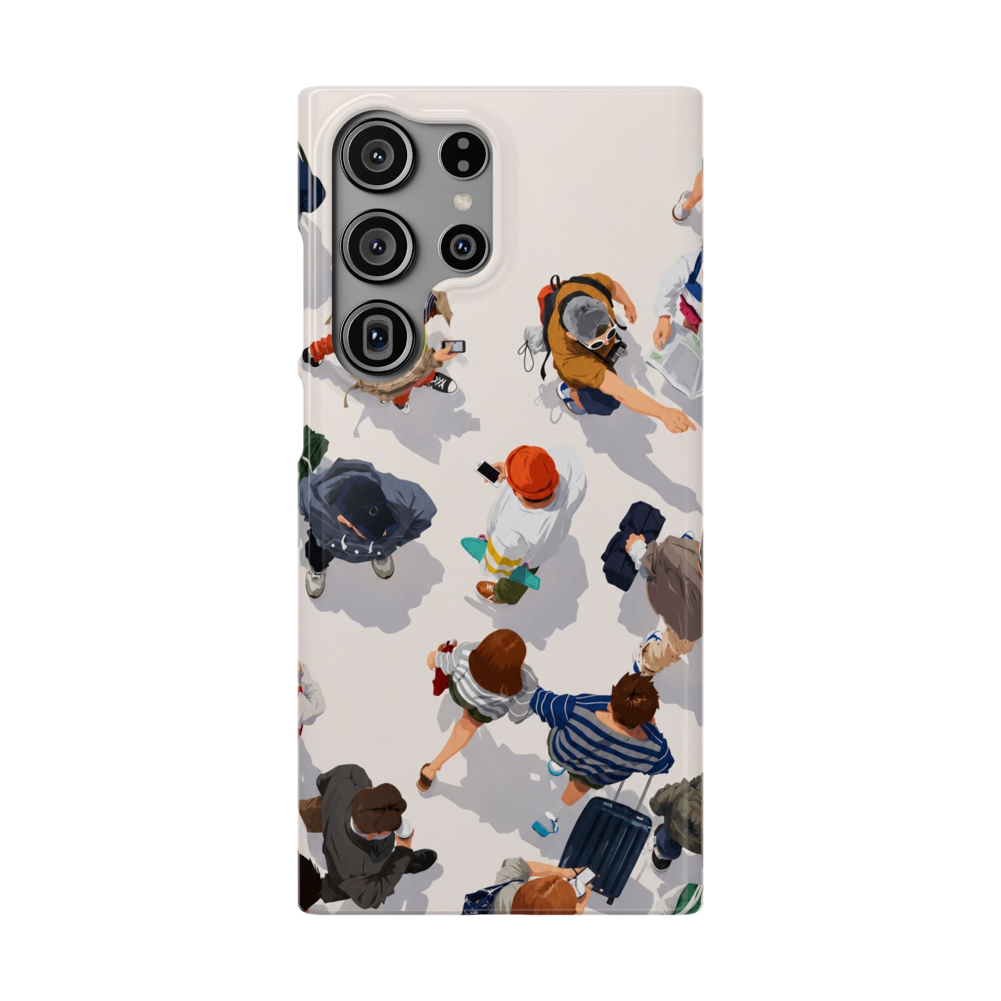 City Crowd Aesthetic Phone Case