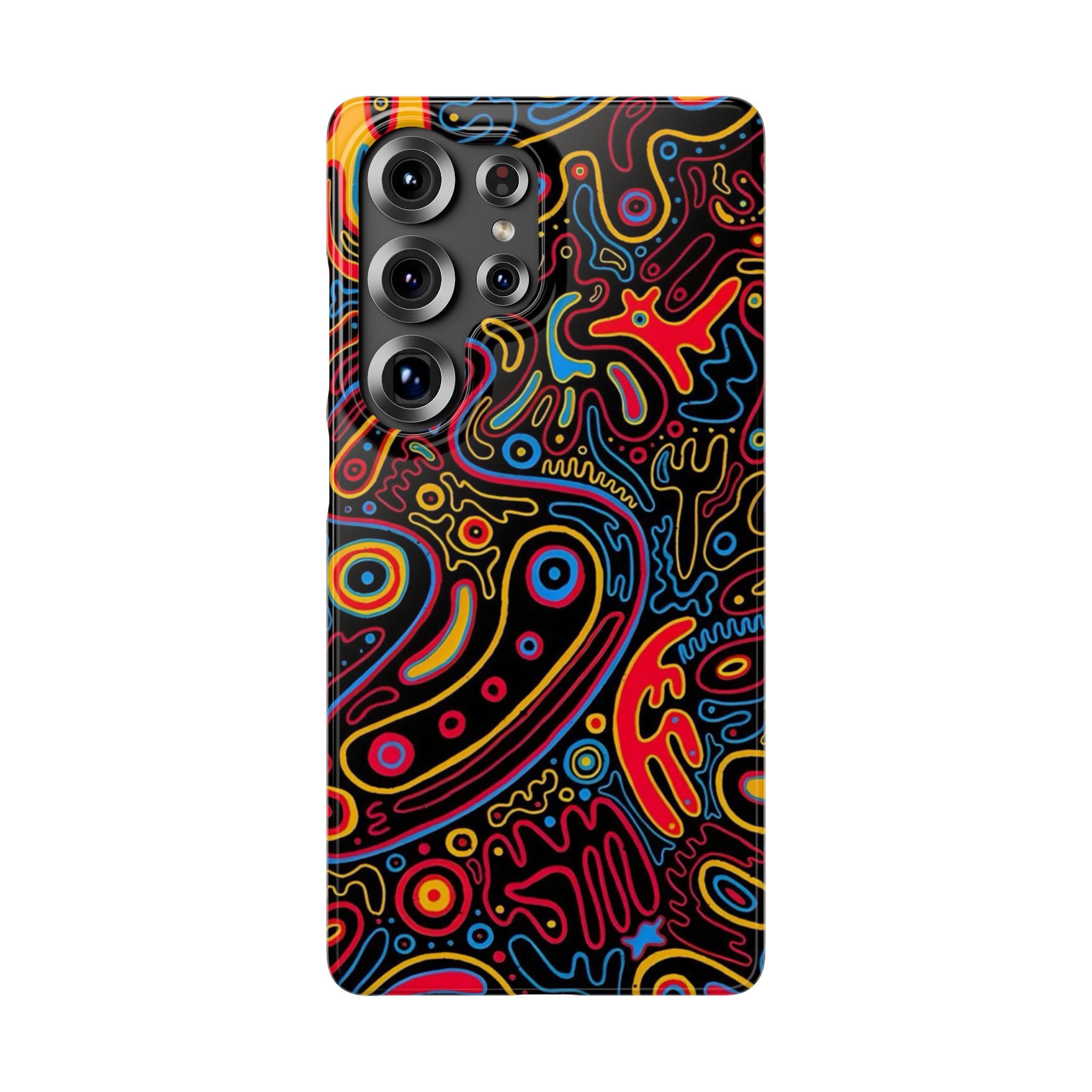 Neon Maze Phone Case