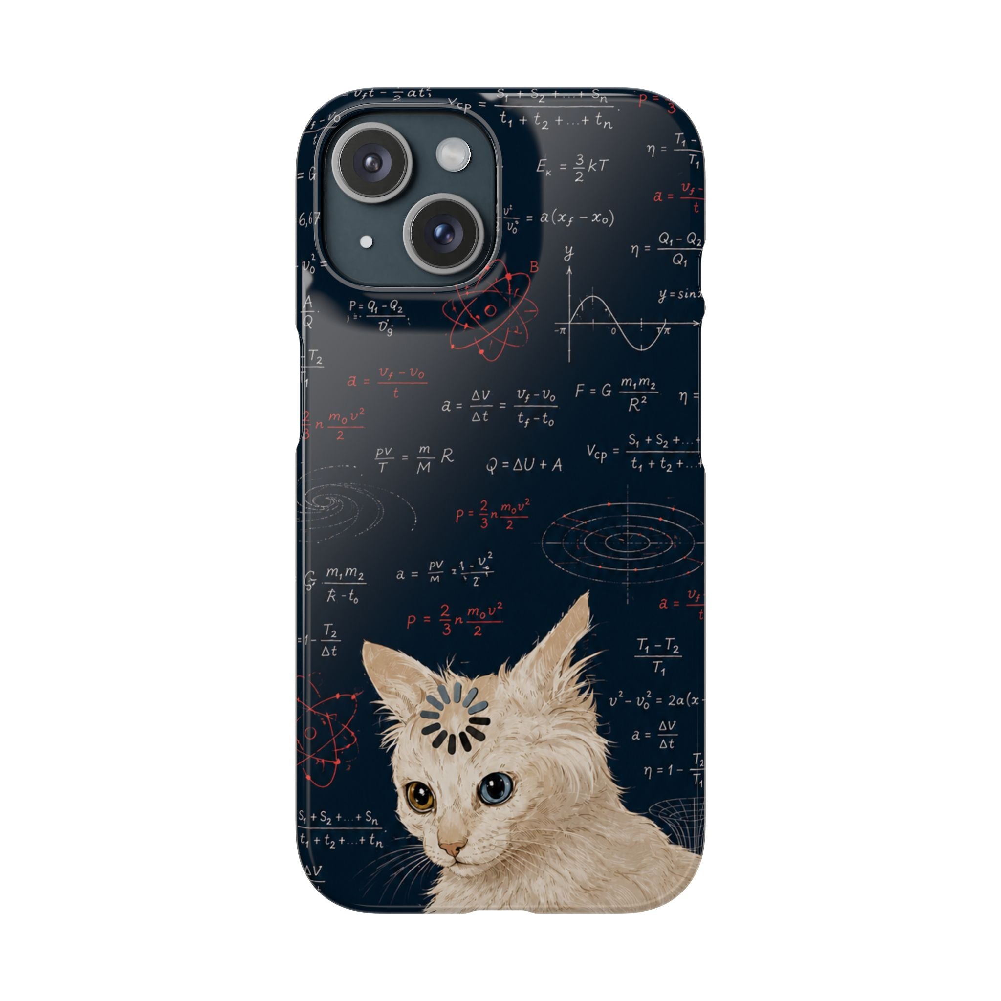 Quantum Kitty Physics Phone Case