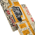 Retro Cassette Floral Phone Case