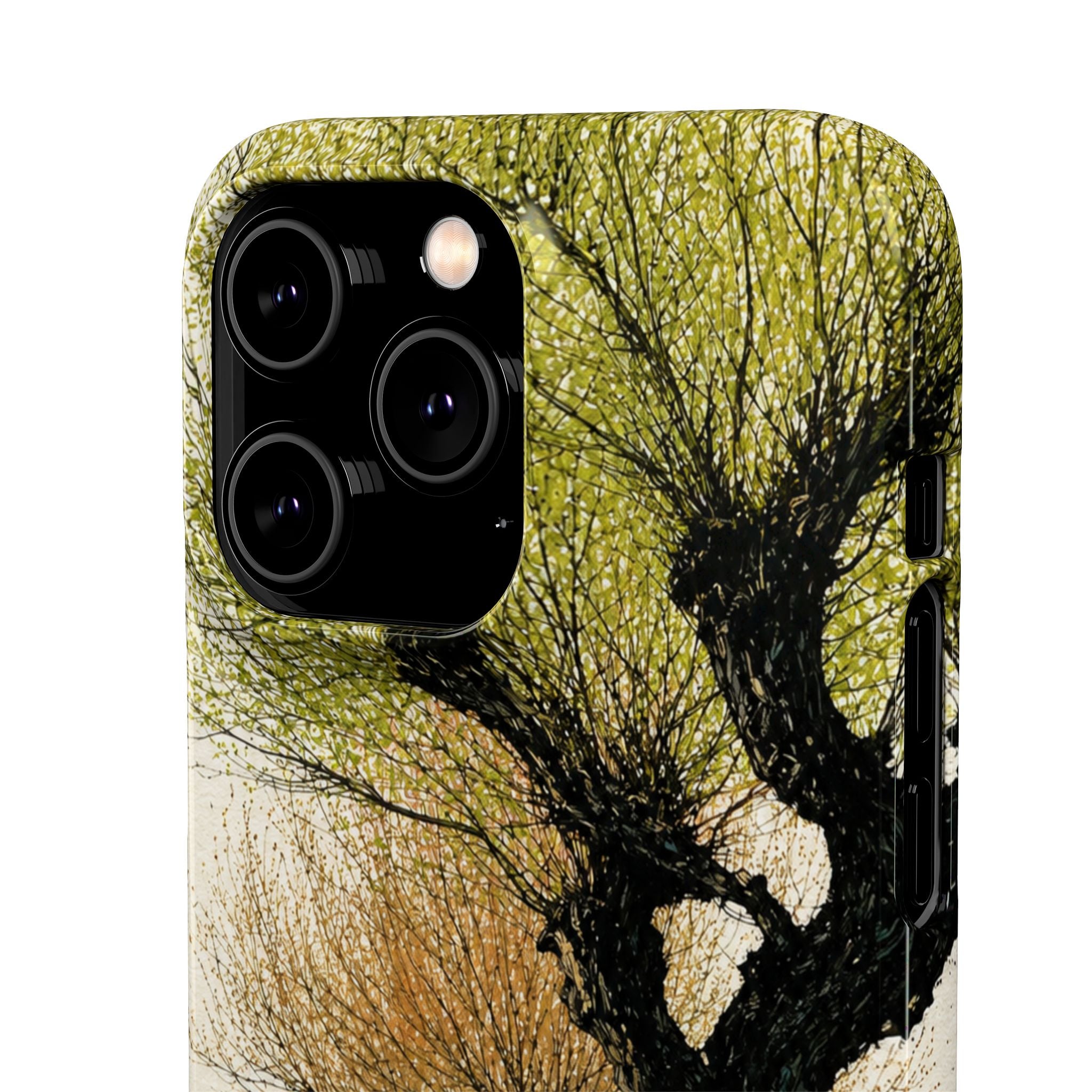 Serene Willow Landscape Phone Case