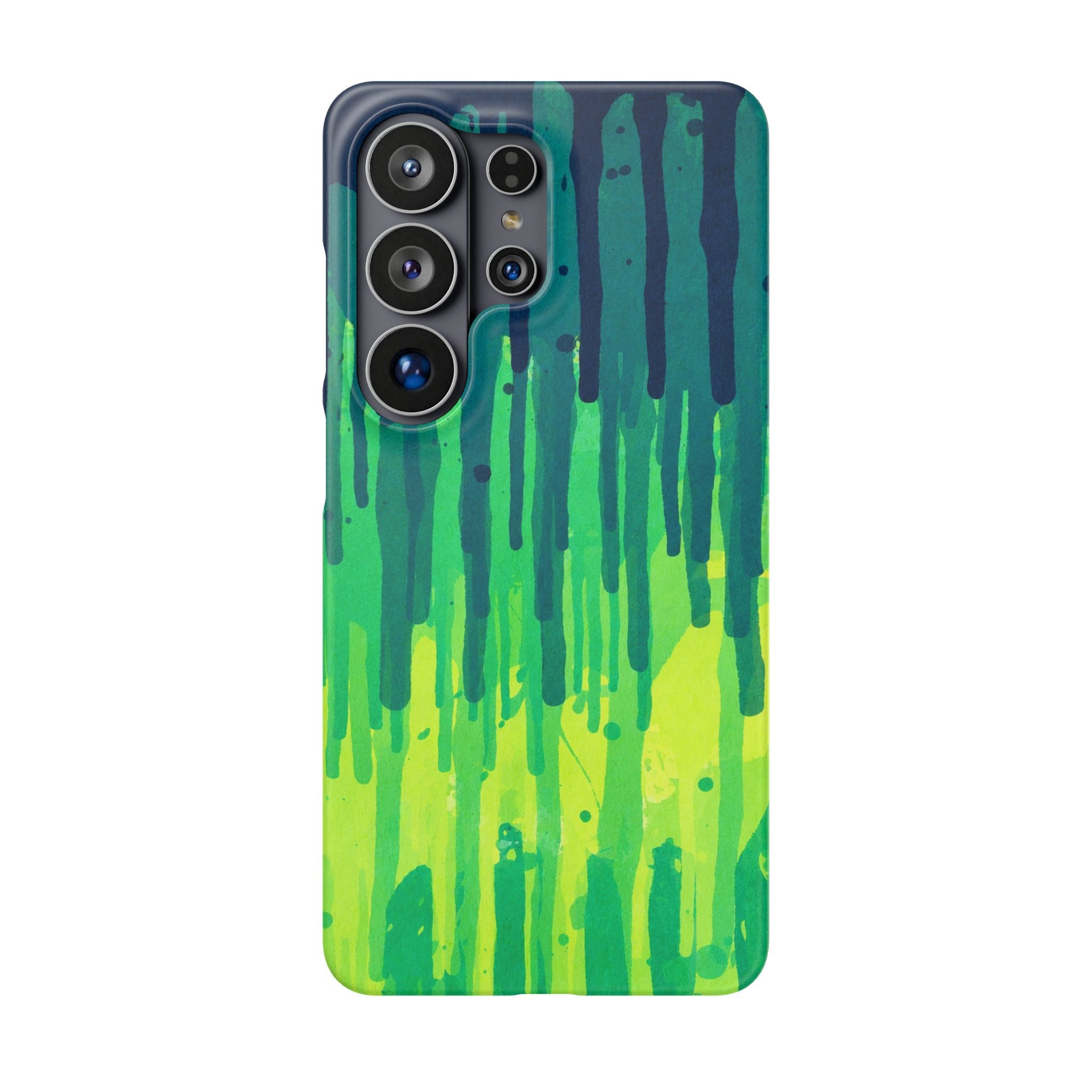 Liquid Emerald – Abstract Drip Phone Case