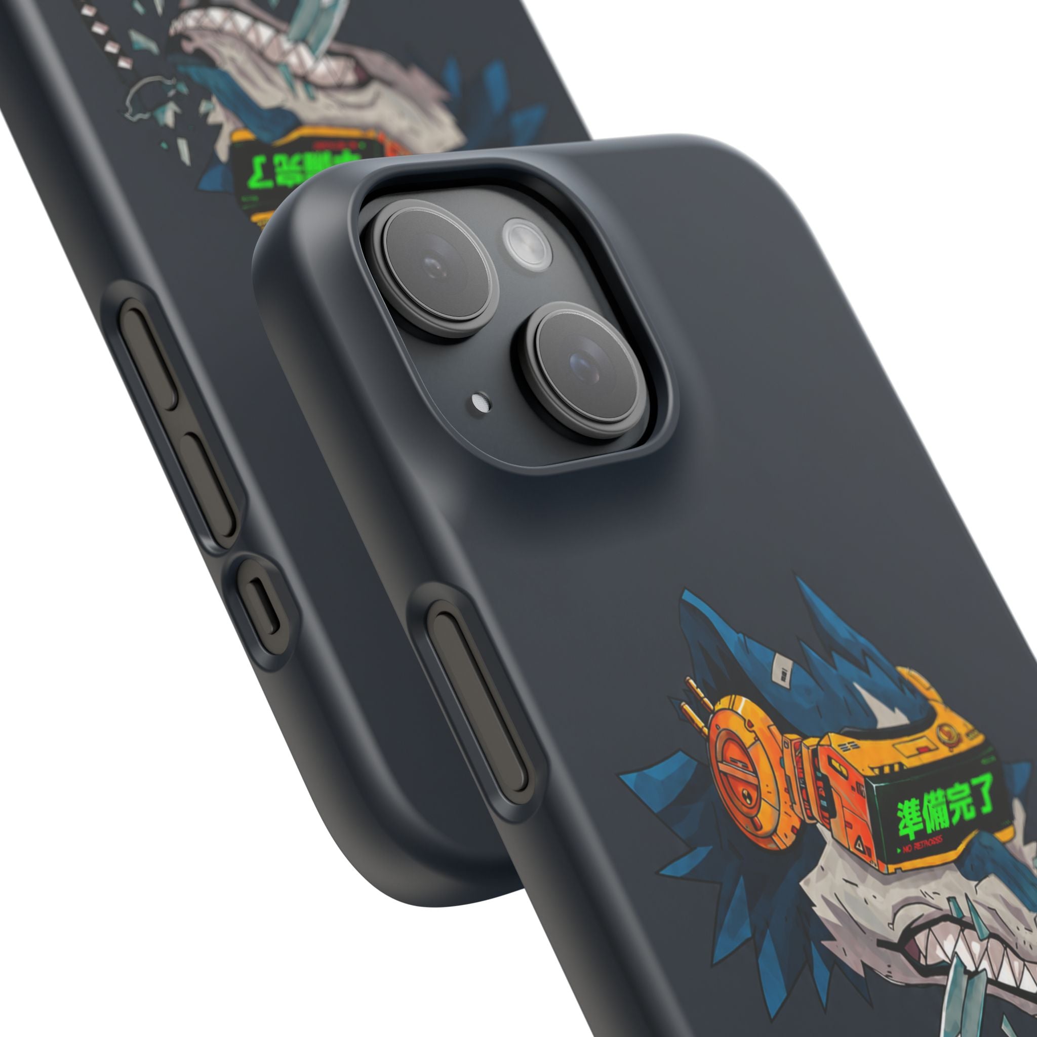 Cyberpunk Wolf Phone Case