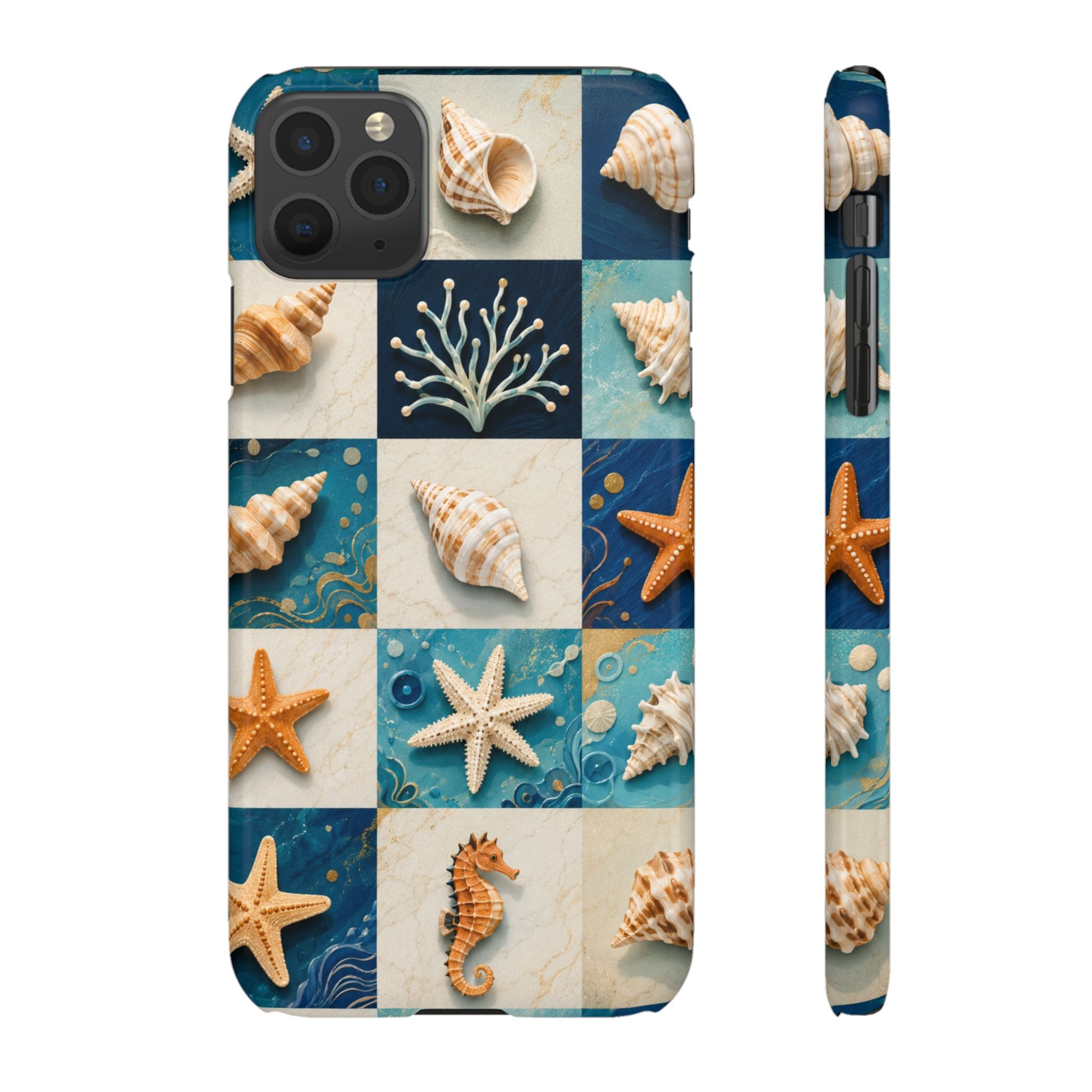 Coastal Seashell Mosaic Phone Case