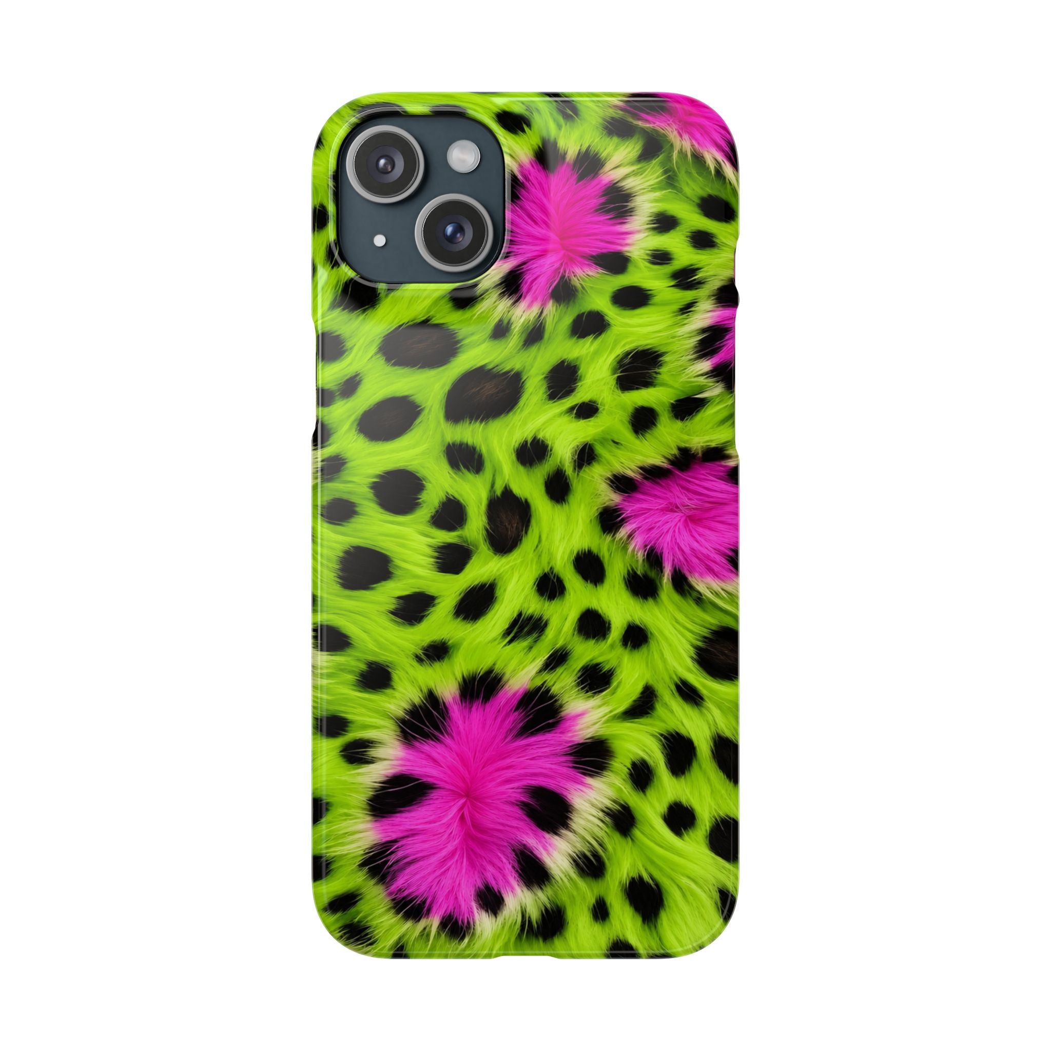 Neon Leopard Phone Case