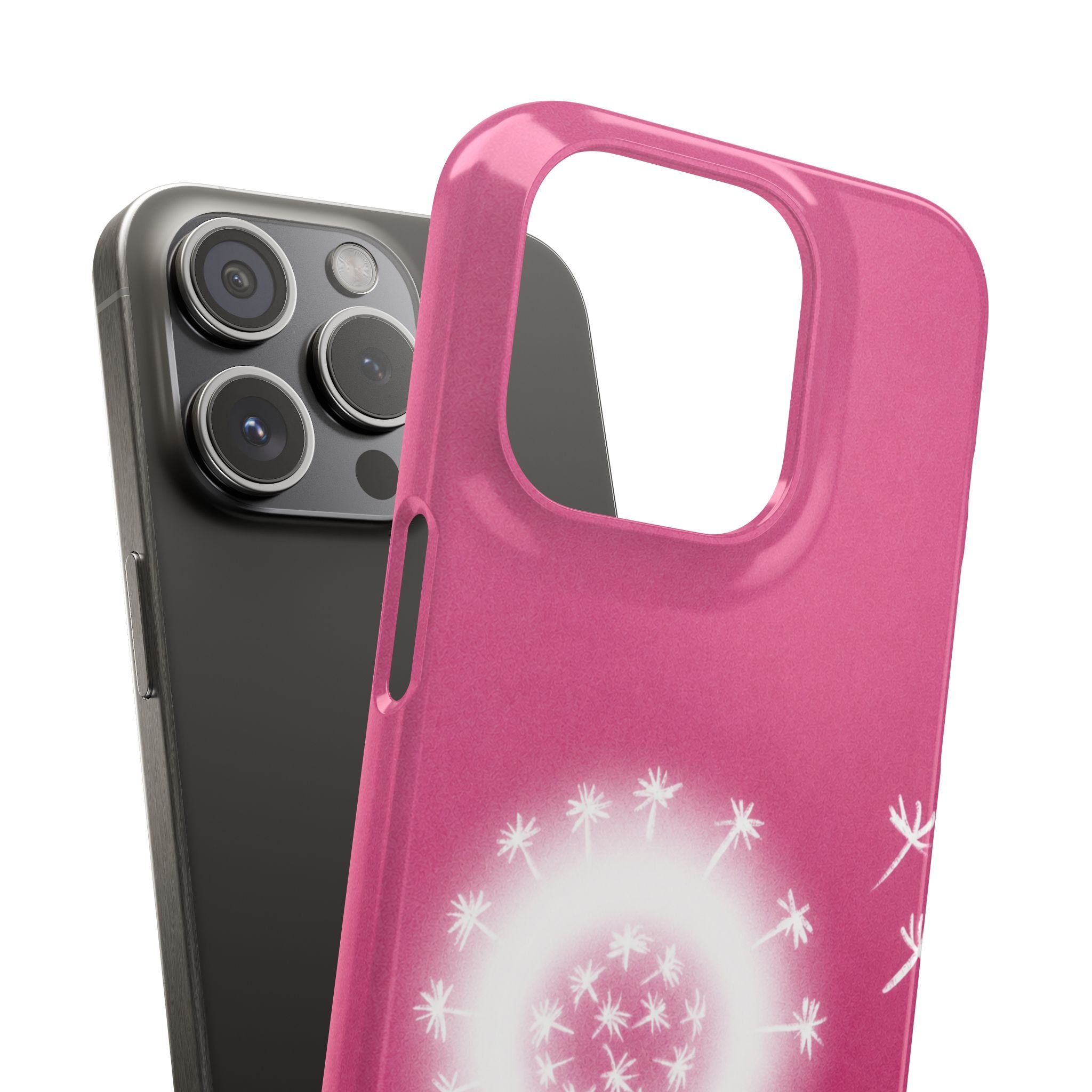 Pink Dandelion Phone Case