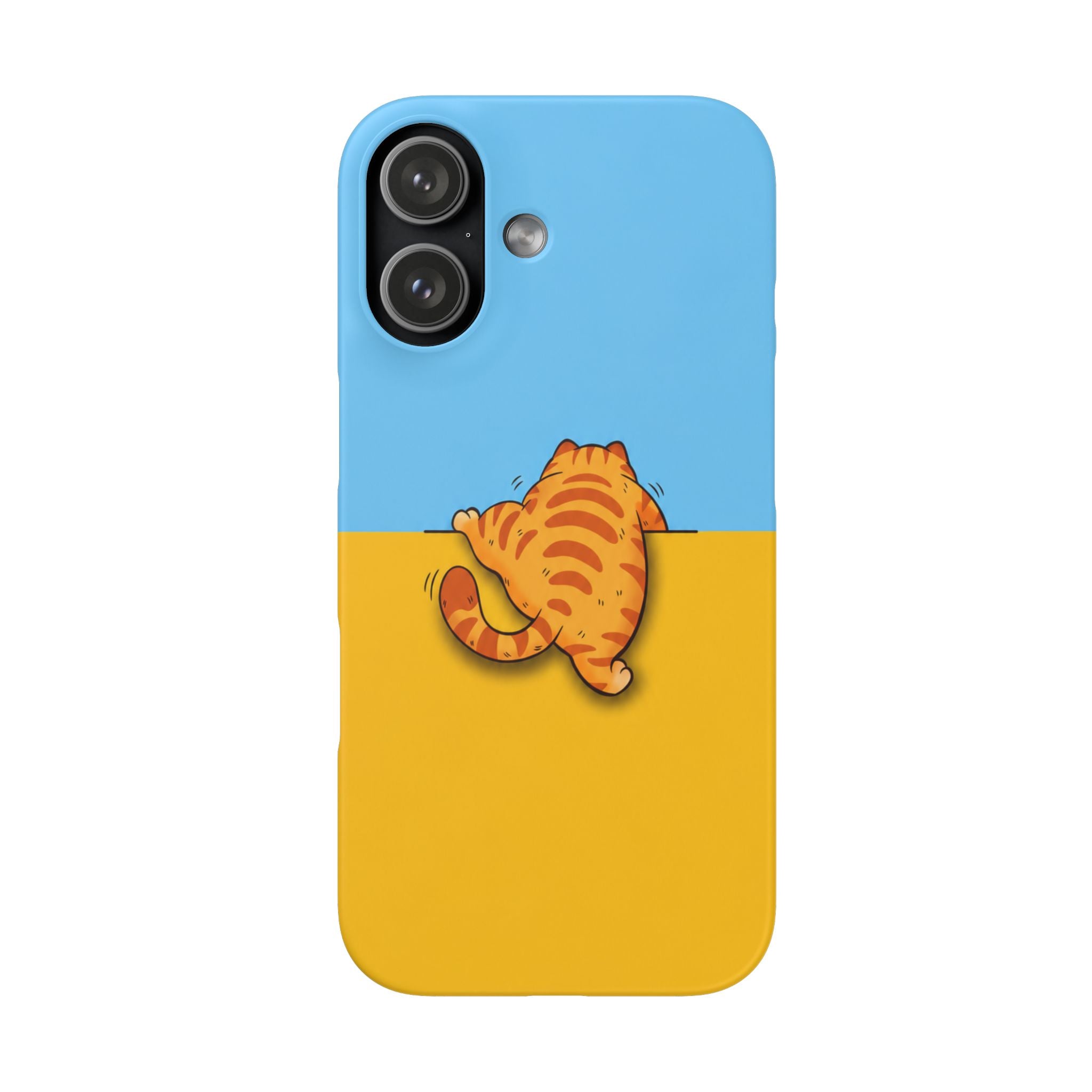 Peekaboo Orange Cat Phone Case