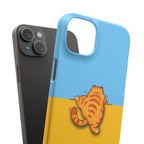 Peekaboo Orange Cat Phone Case