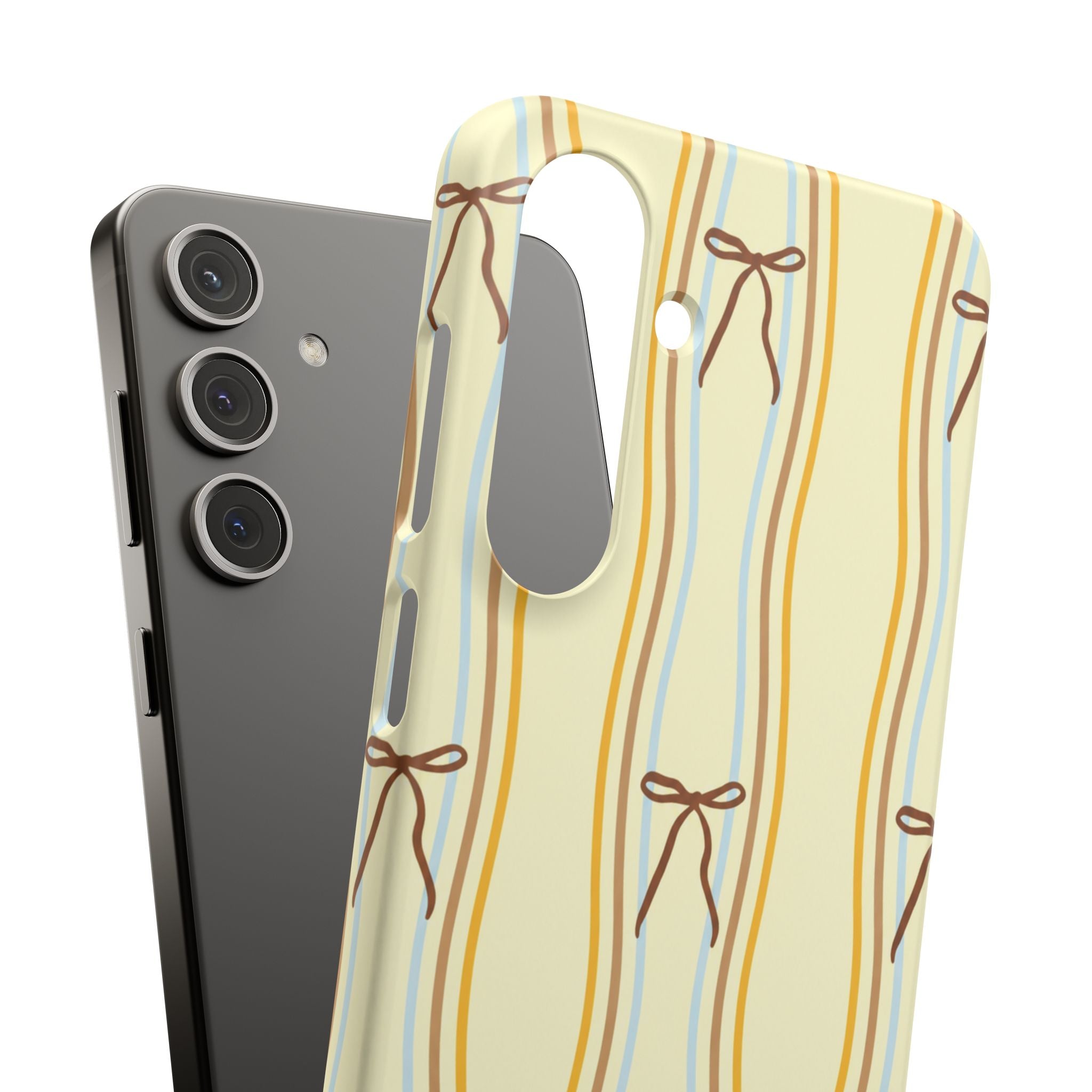 Bow Stripe Phone Case