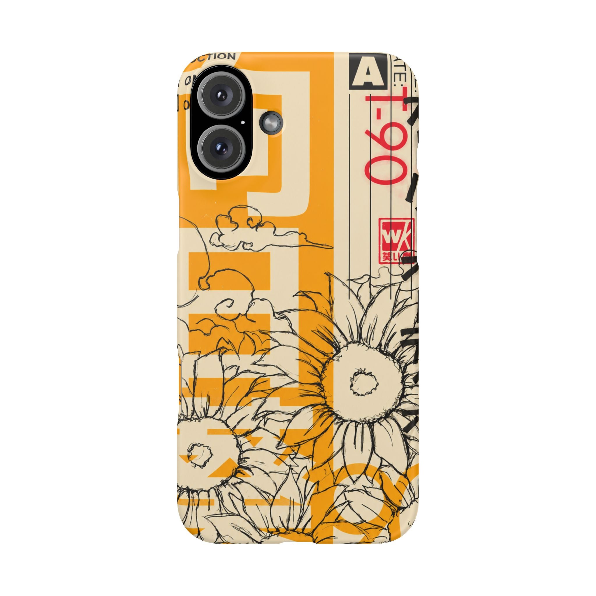 Retro Cassette Floral Phone Case