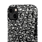 Black and White Skull Pattern Phone Case
