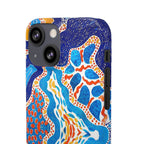 Abstract Blue Pattern Phone Case