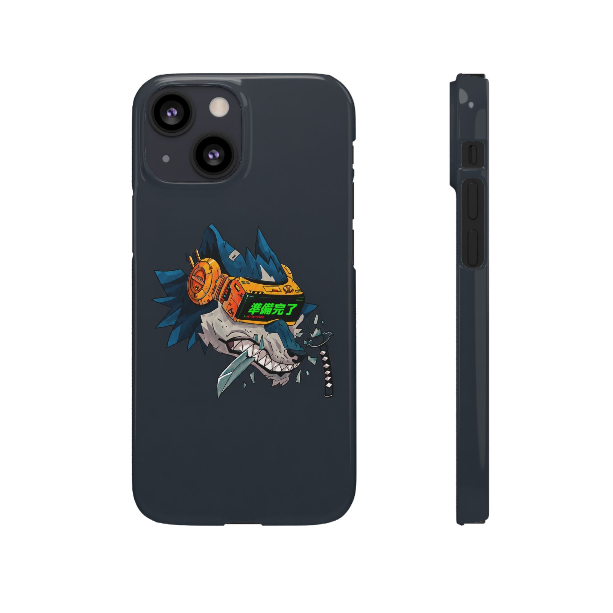 Cyberpunk Wolf Phone Case