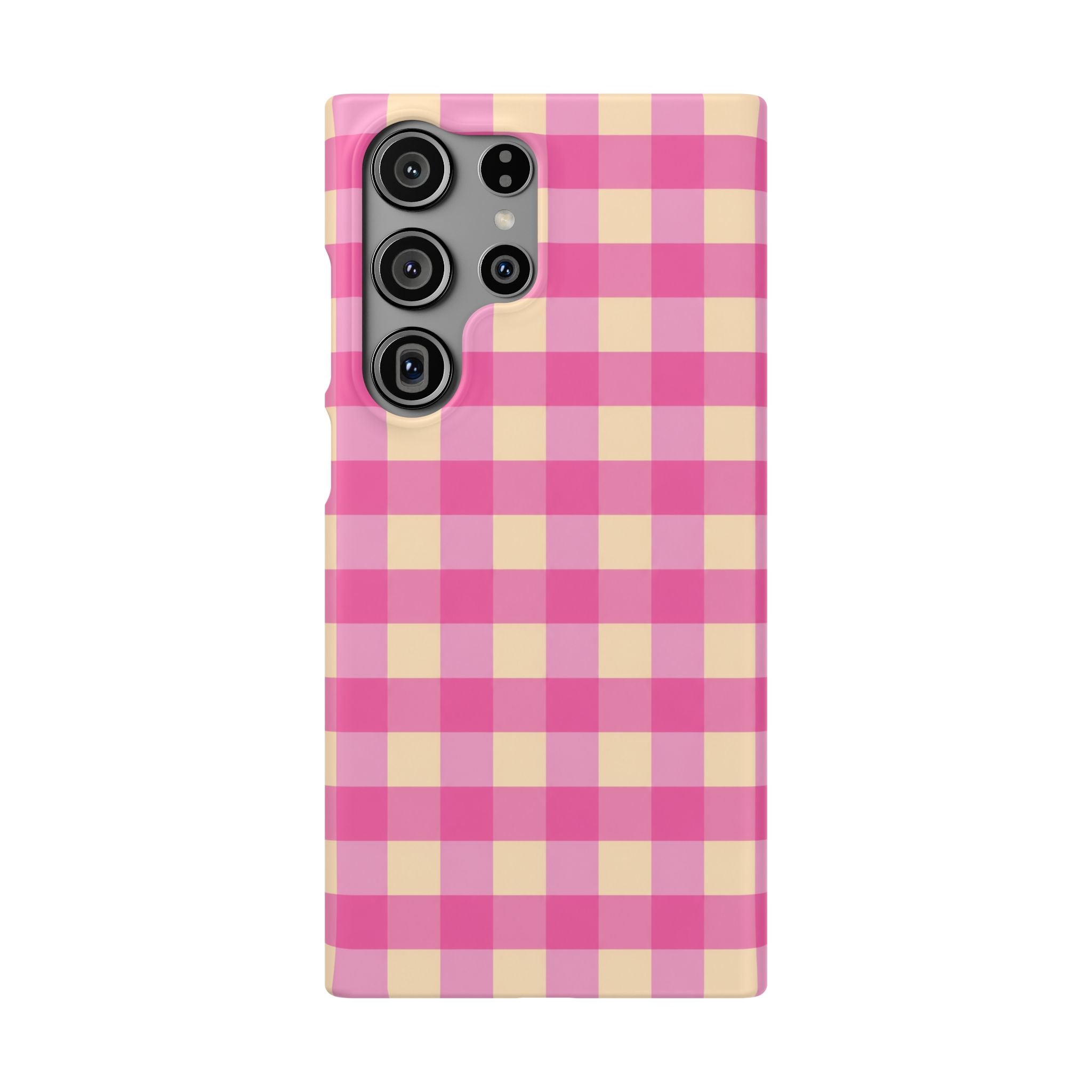 Pink Gingham Phone Case