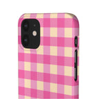 Pink Gingham Phone Case