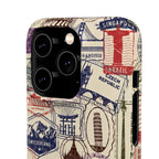 Vintage Travel Stamps Phone Case