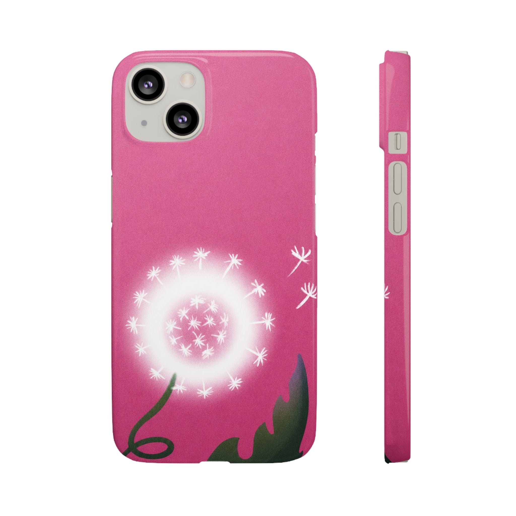 Pink Dandelion Phone Case