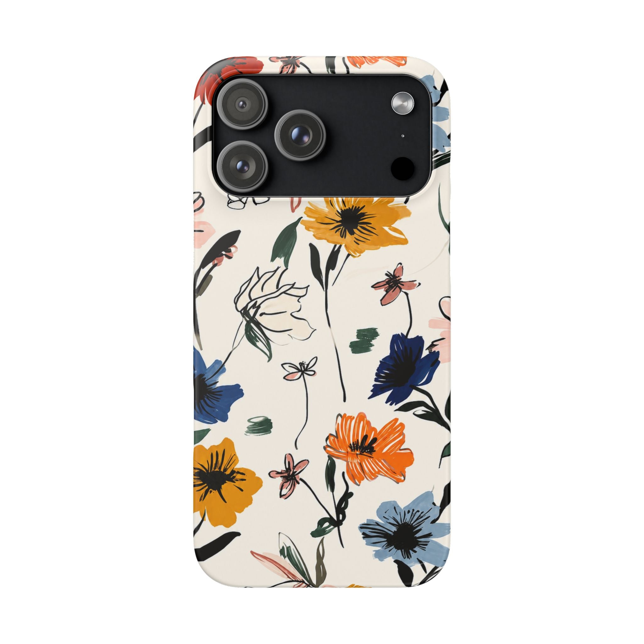 Wildflower Sketch Phone Case