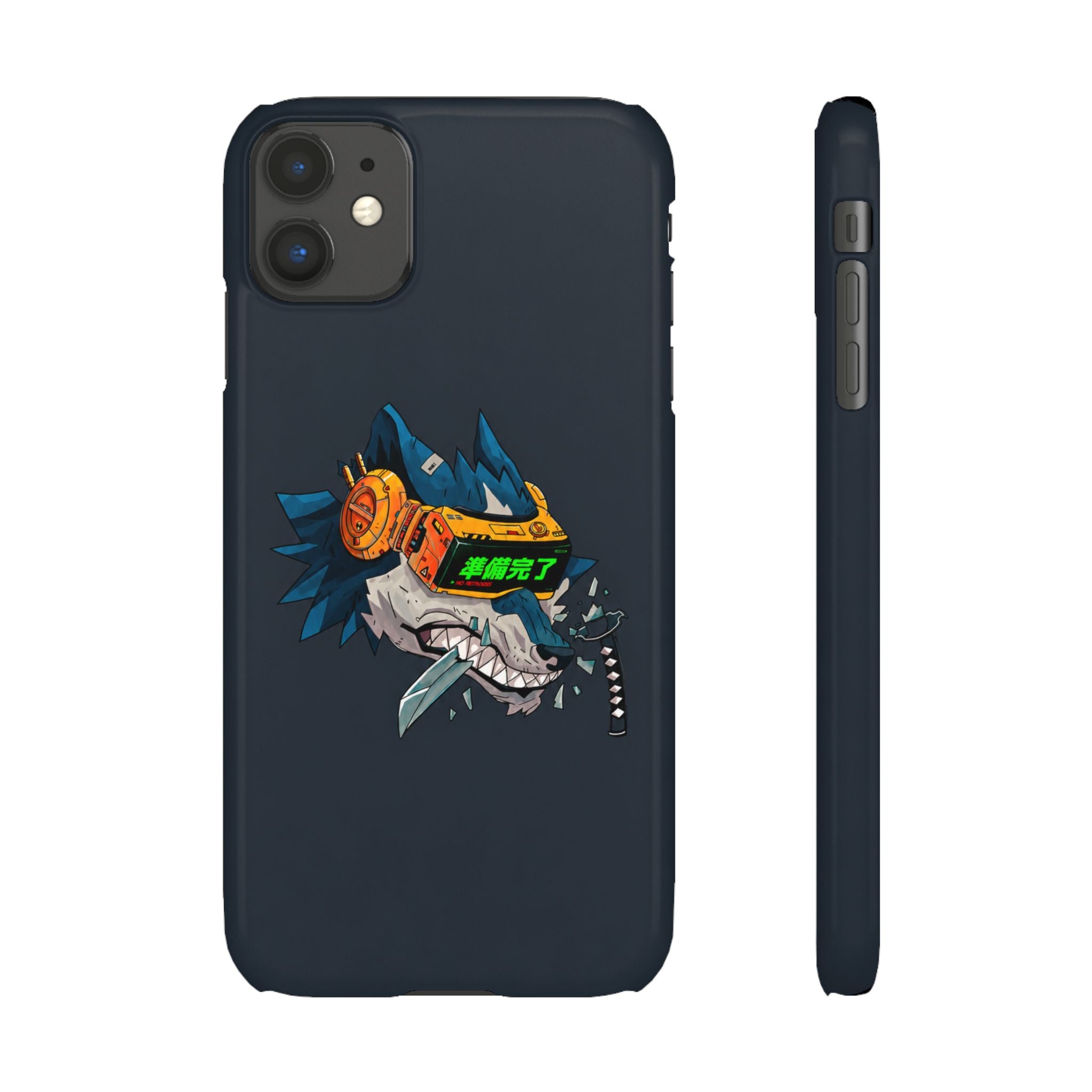 Cyberpunk Wolf Phone Case