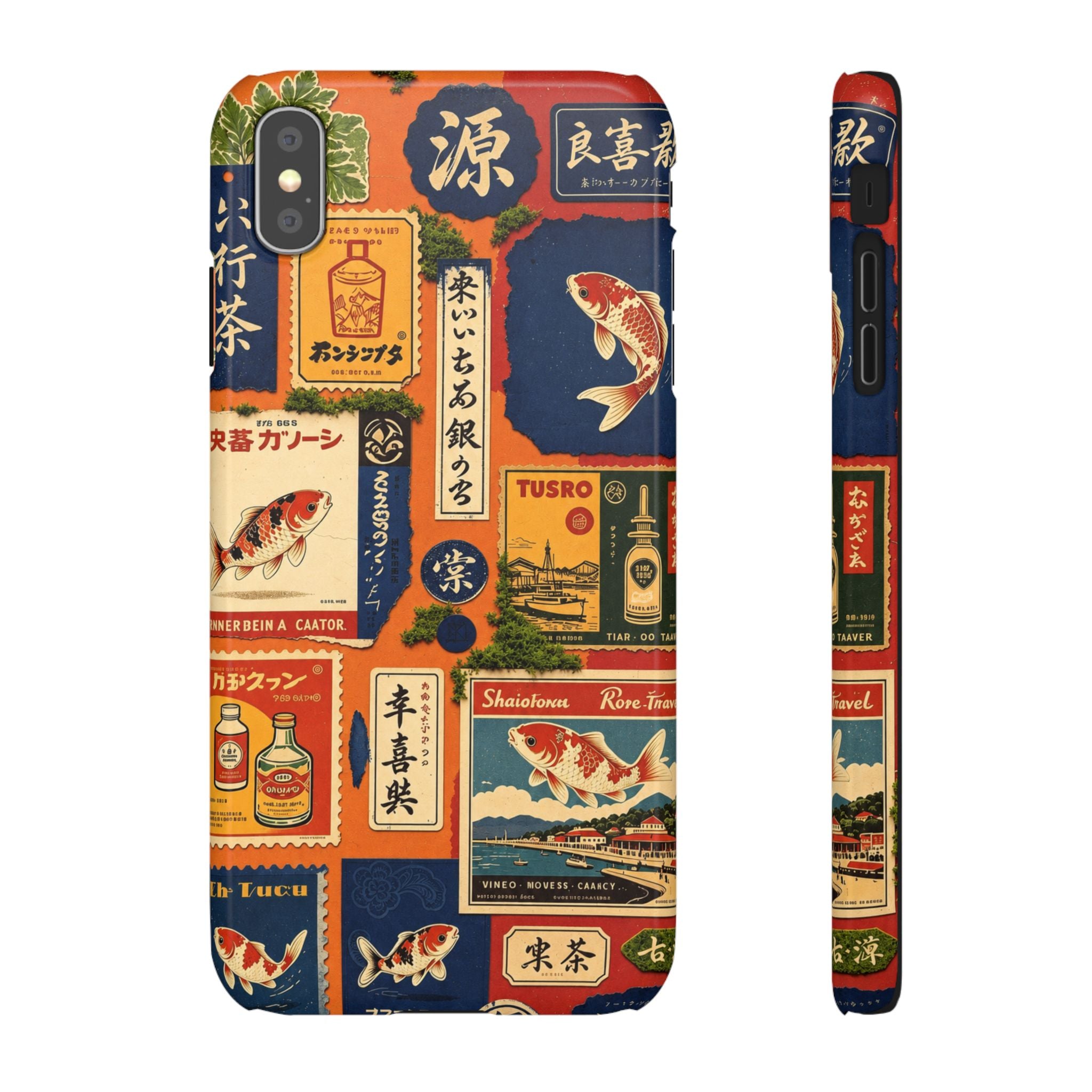 Vintage Japanese Koi Phone Case