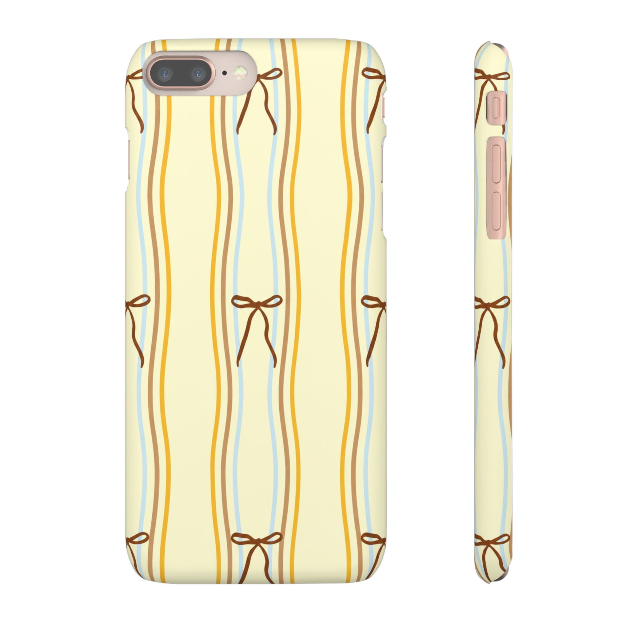 Bow Stripe Phone Case