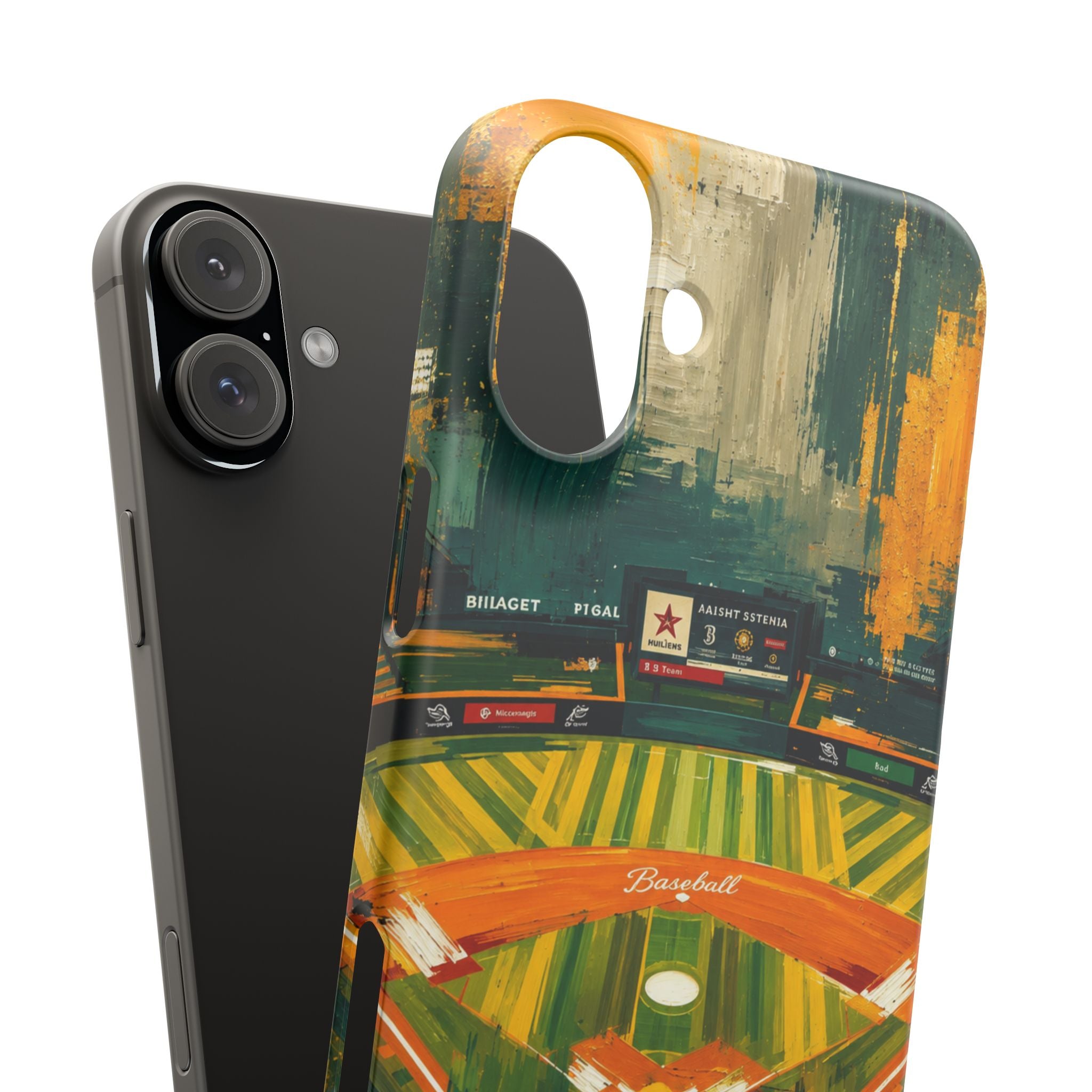 Abstract Baseball Stadium Phone Case