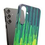 Liquid Emerald – Abstract Drip Phone Case