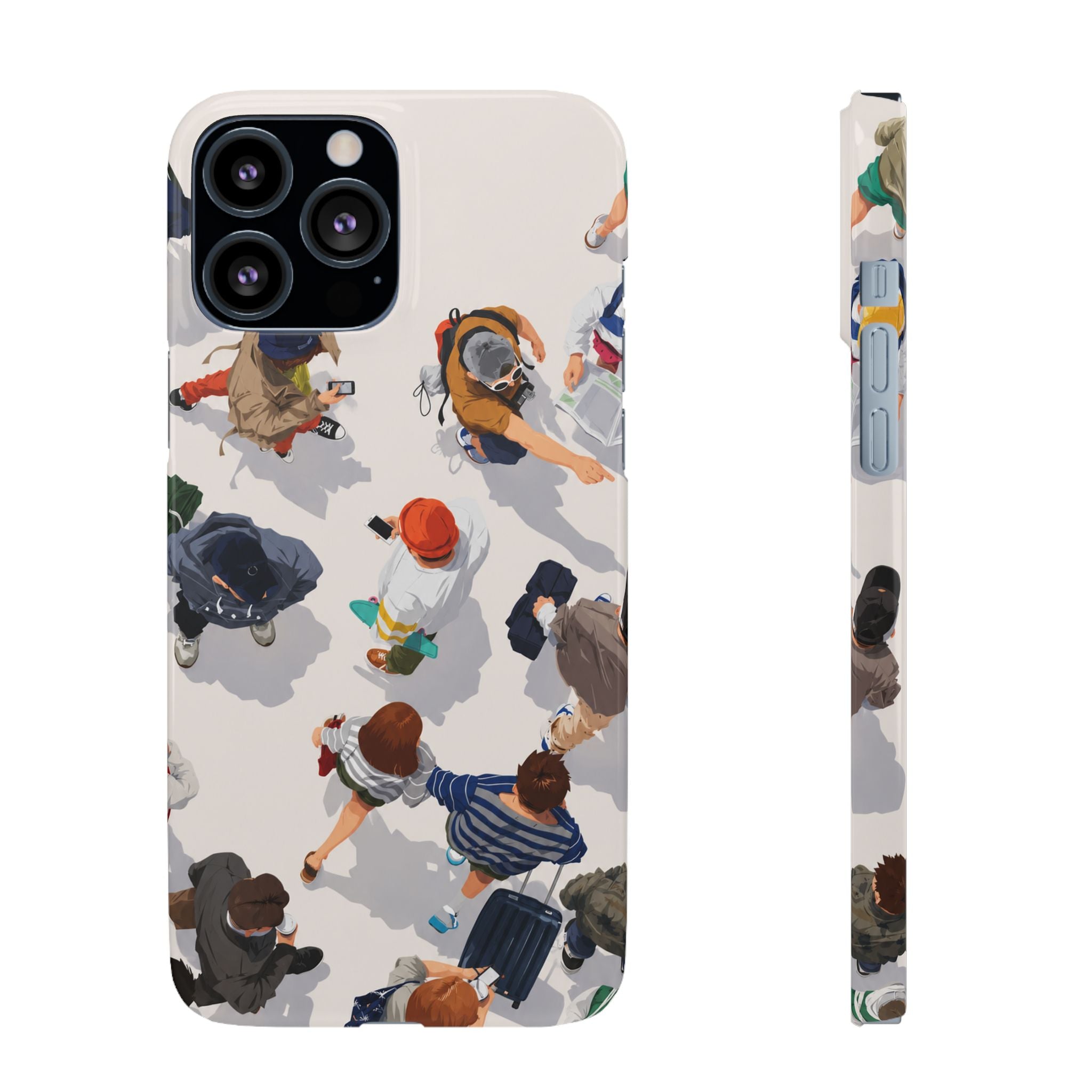 City Crowd Aesthetic Phone Case