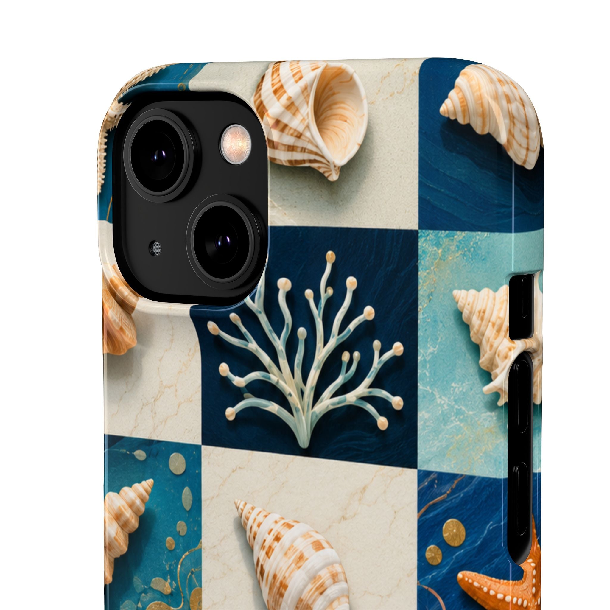 Coastal Seashell Mosaic Phone Case