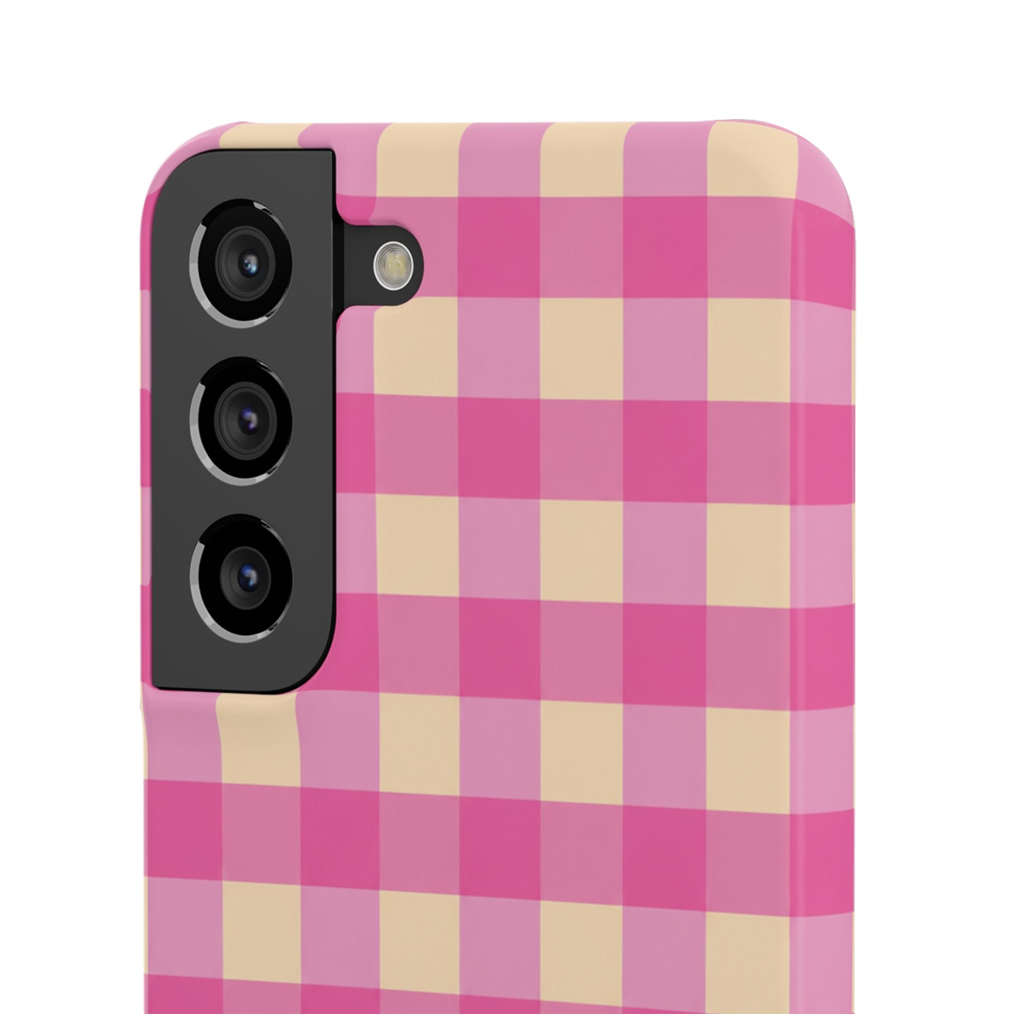 Pink Gingham Phone Case