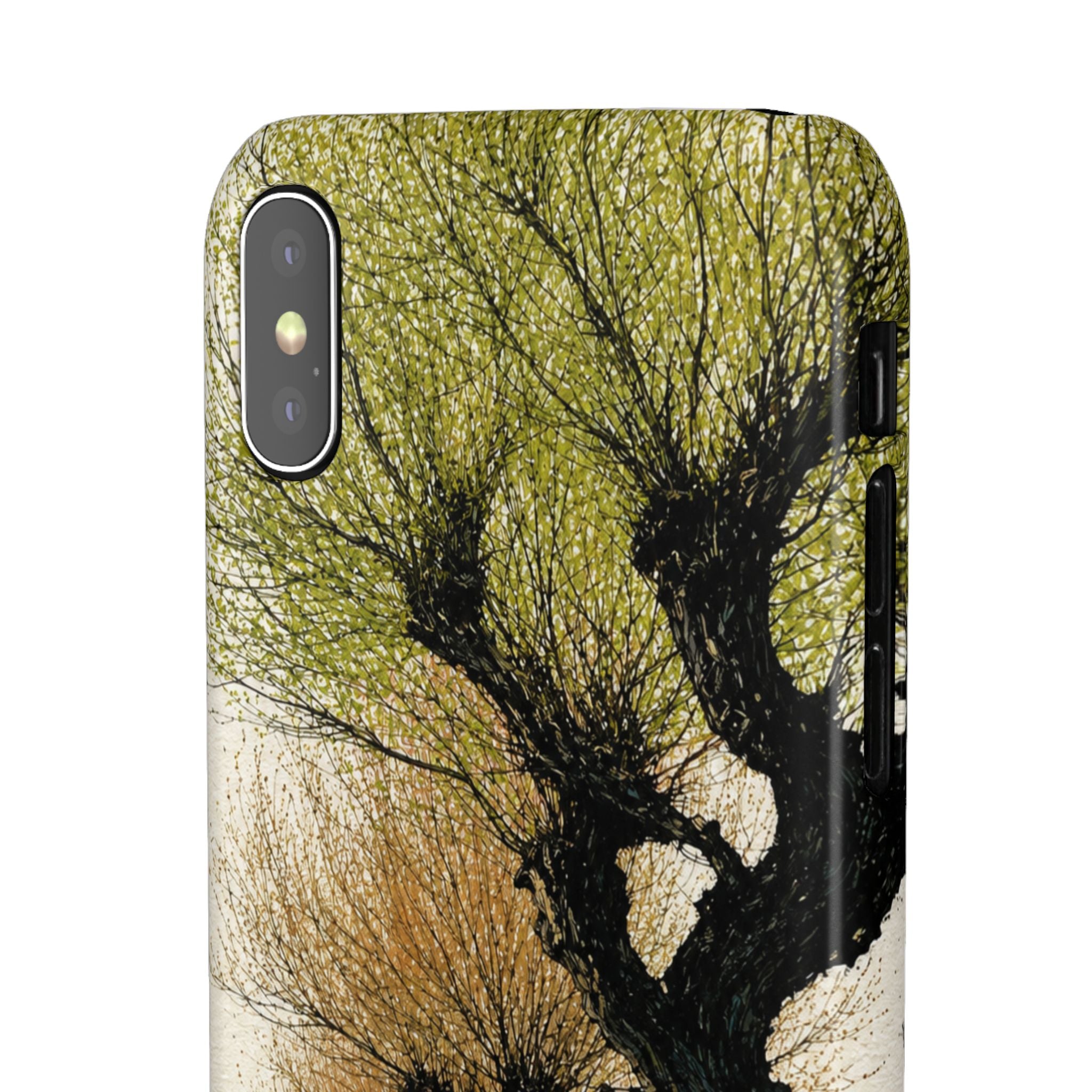 Serene Willow Landscape Phone Case