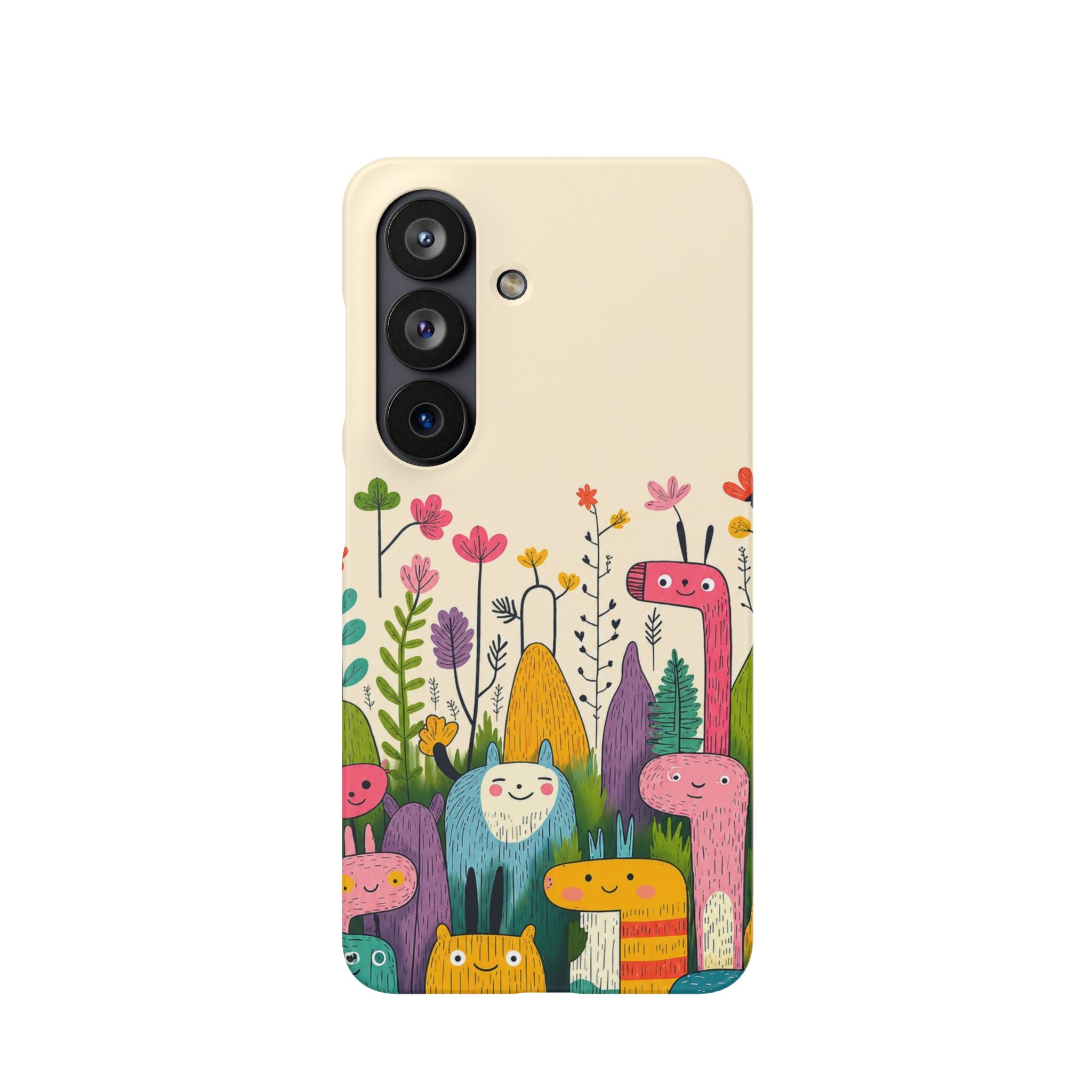 Cute Monster Garden Phone Case