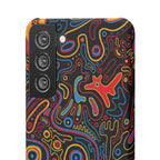 Neon Maze Phone Case