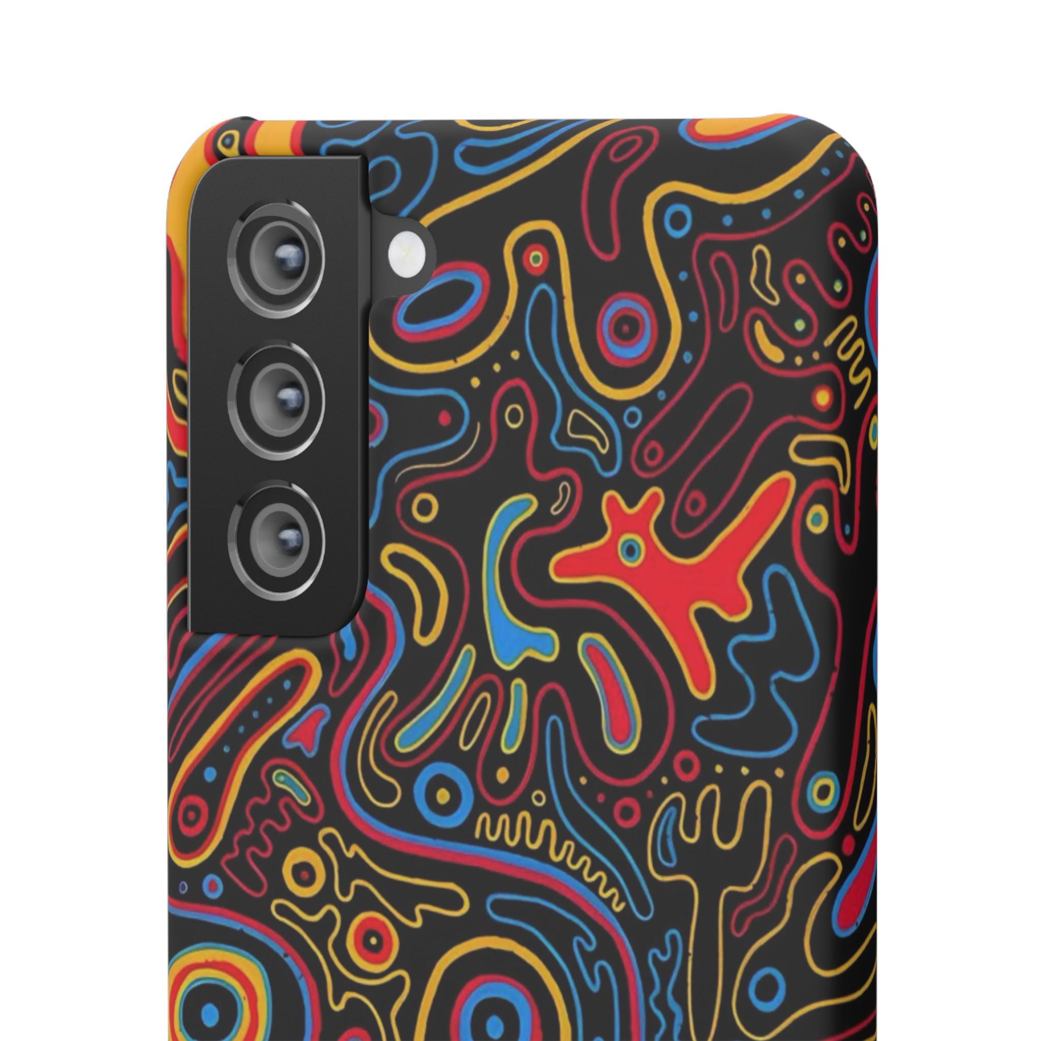 Neon Maze Phone Case