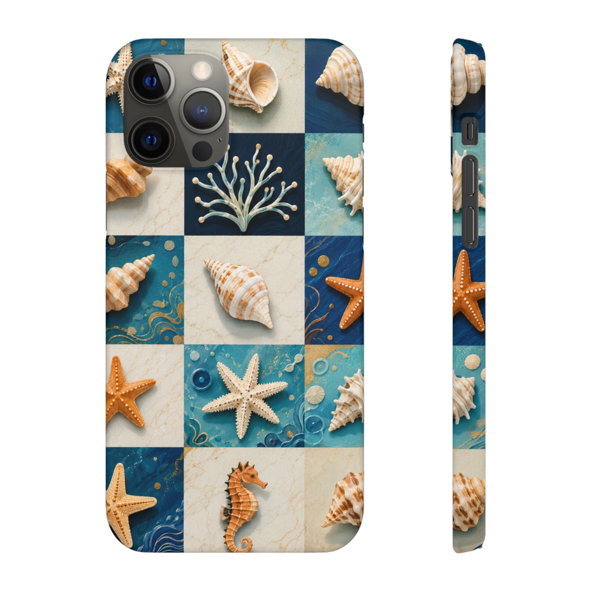 Coastal Seashell Mosaic Phone Case