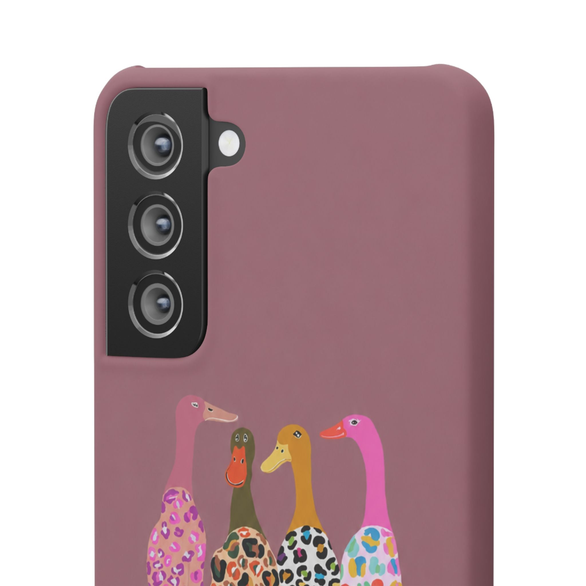 Colorful Leopard Ducks Phone Case