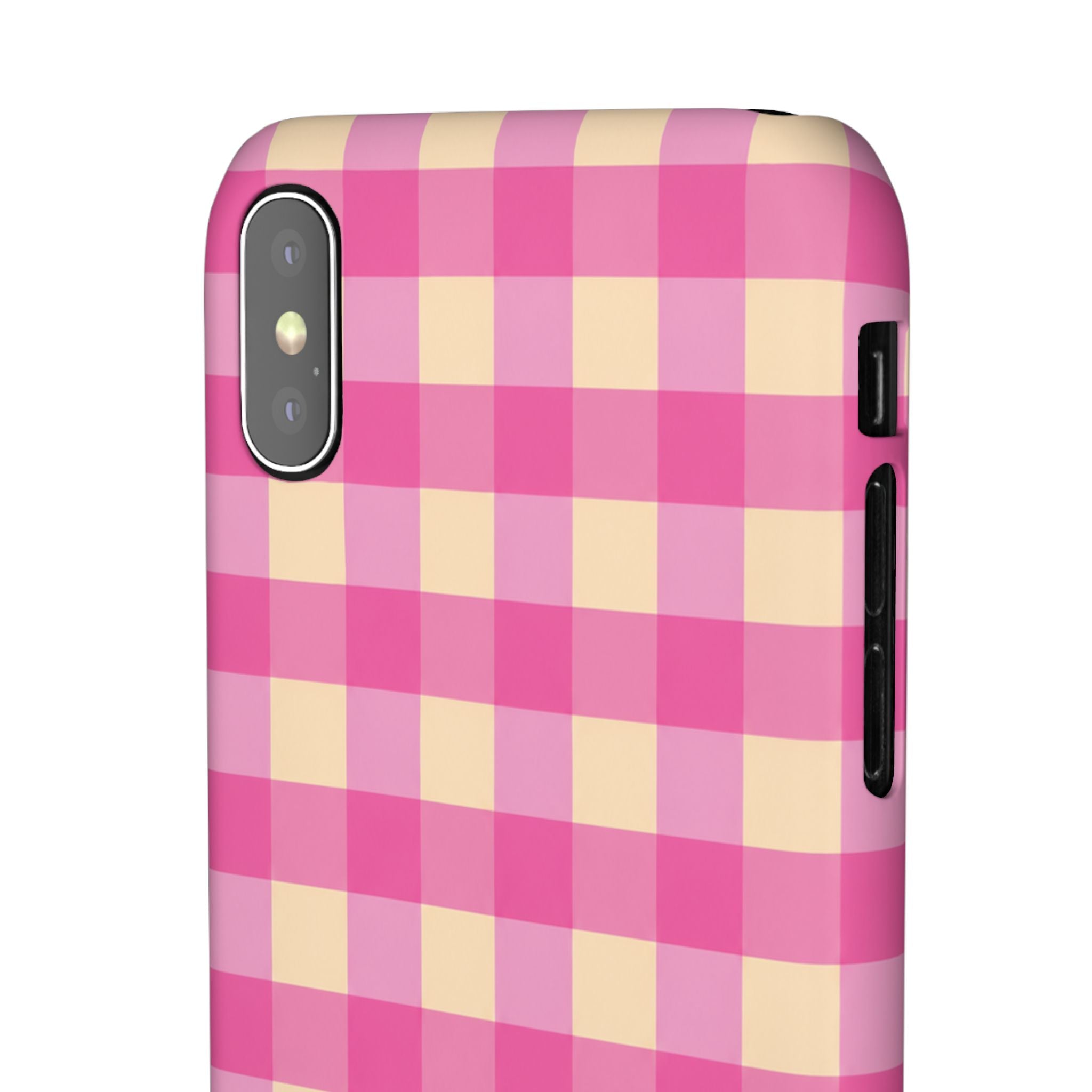 Pink Gingham Phone Case
