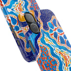Abstract Blue Pattern Phone Case