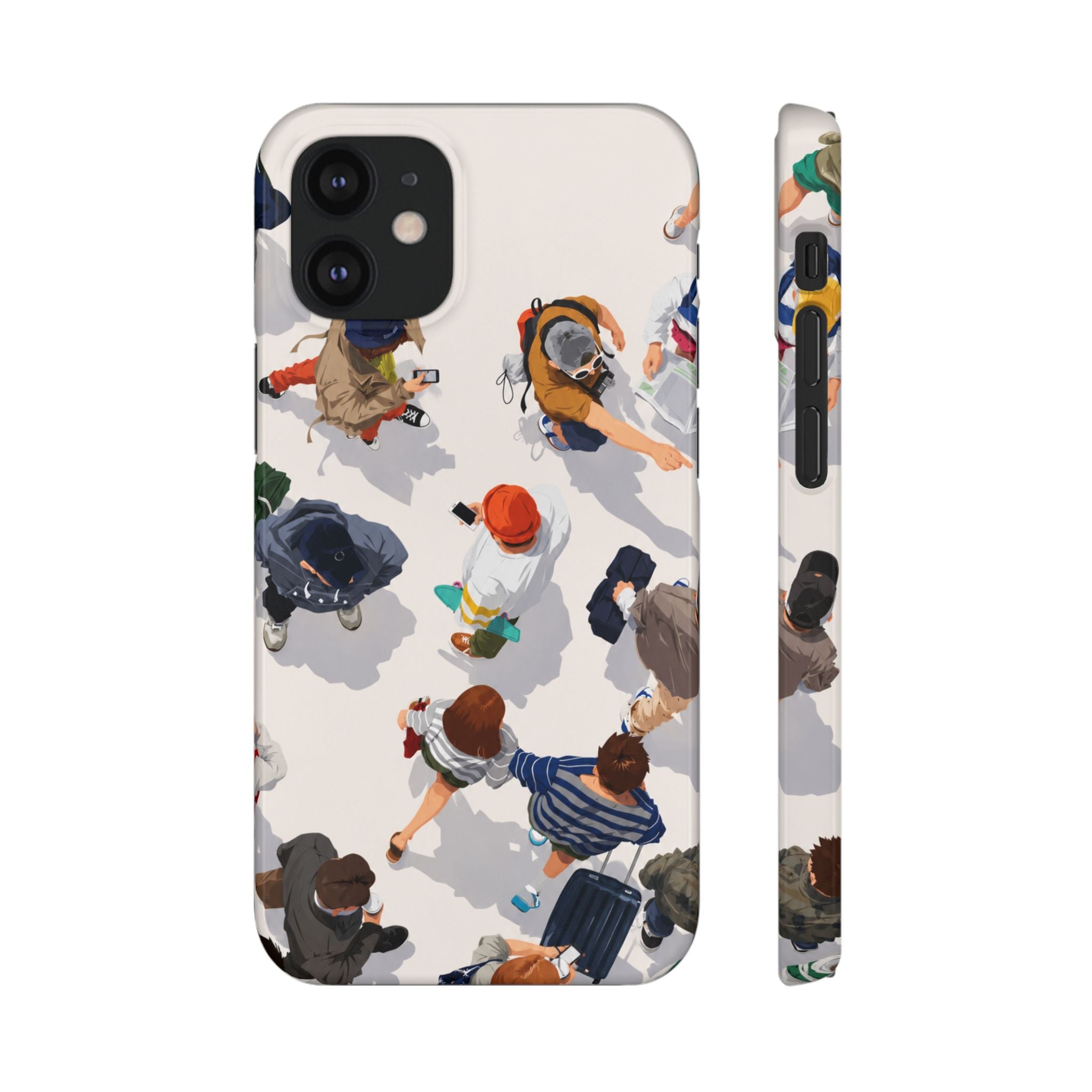 City Crowd Aesthetic Phone Case