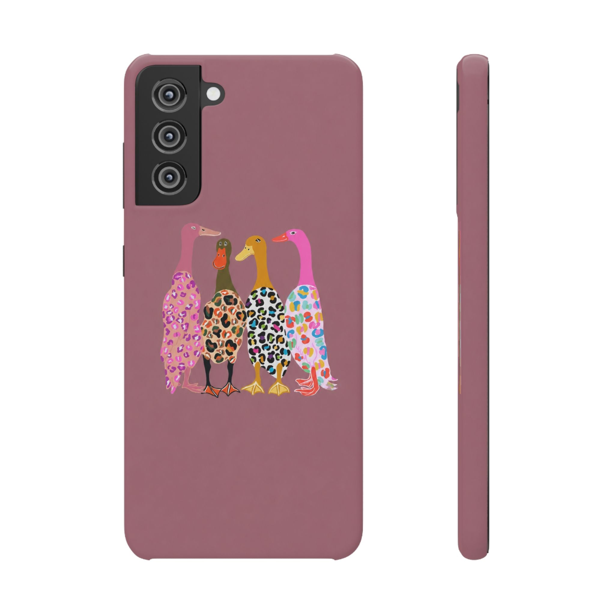 Colorful Leopard Ducks Phone Case