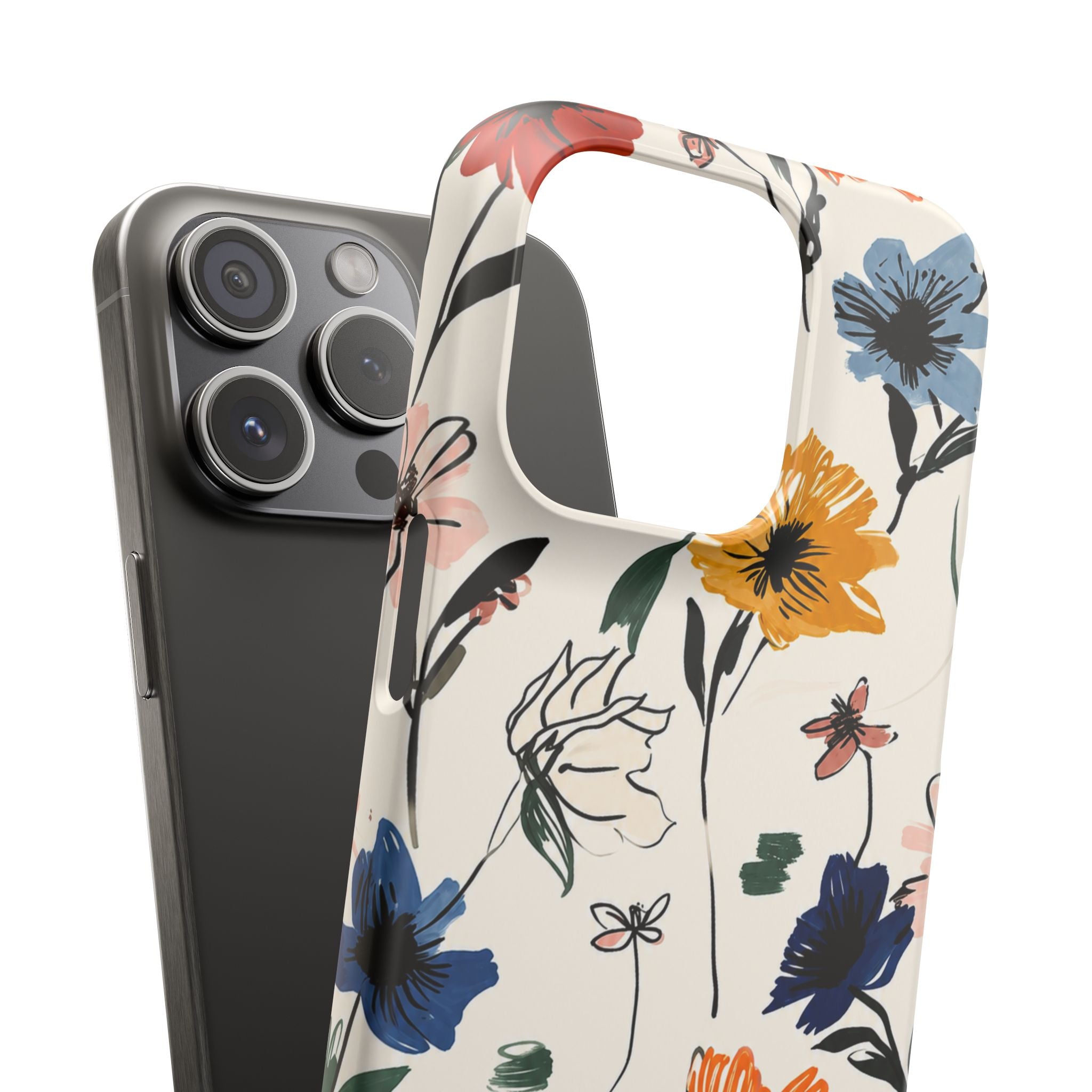 Wildflower Sketch Phone Case