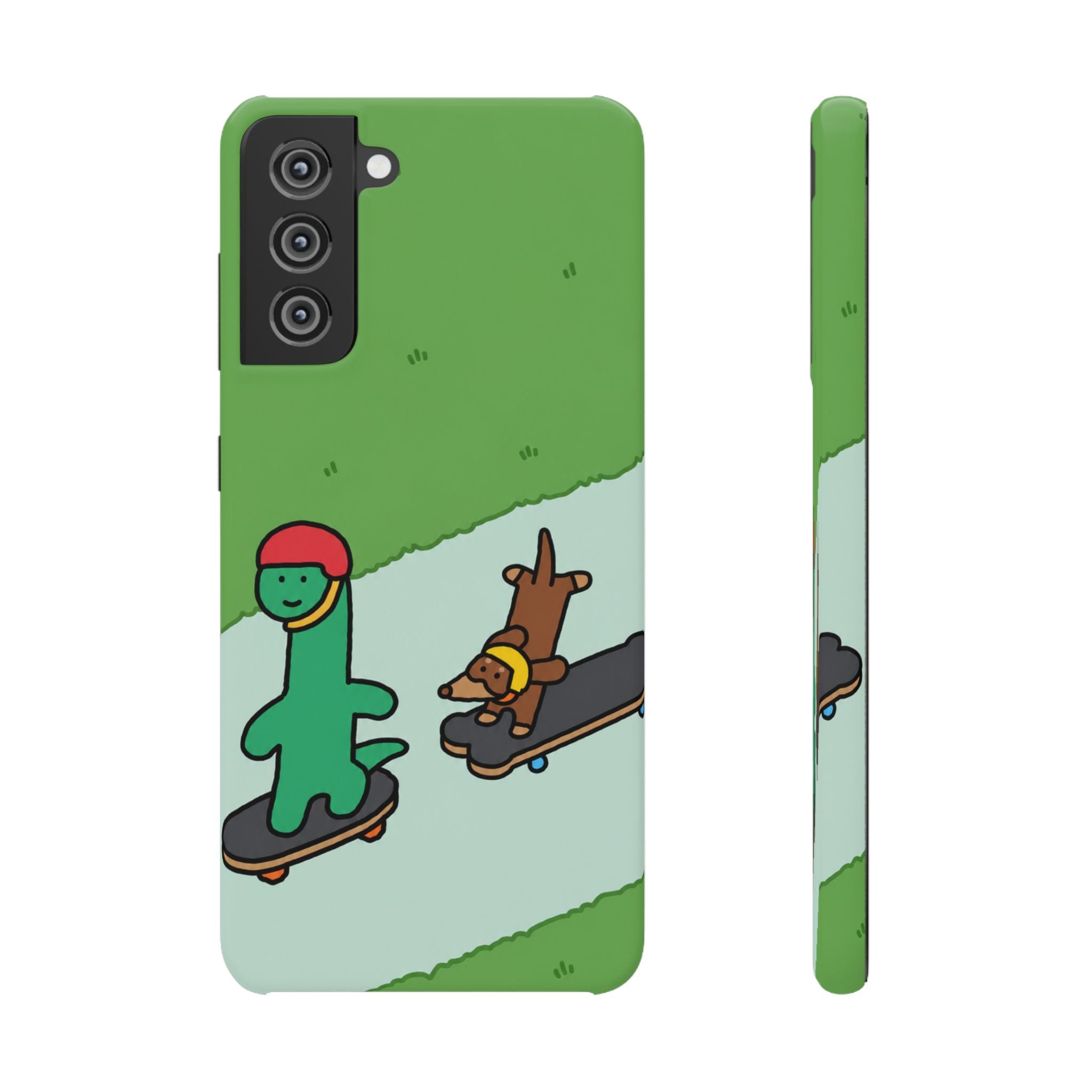 Skater Dino Phone Case