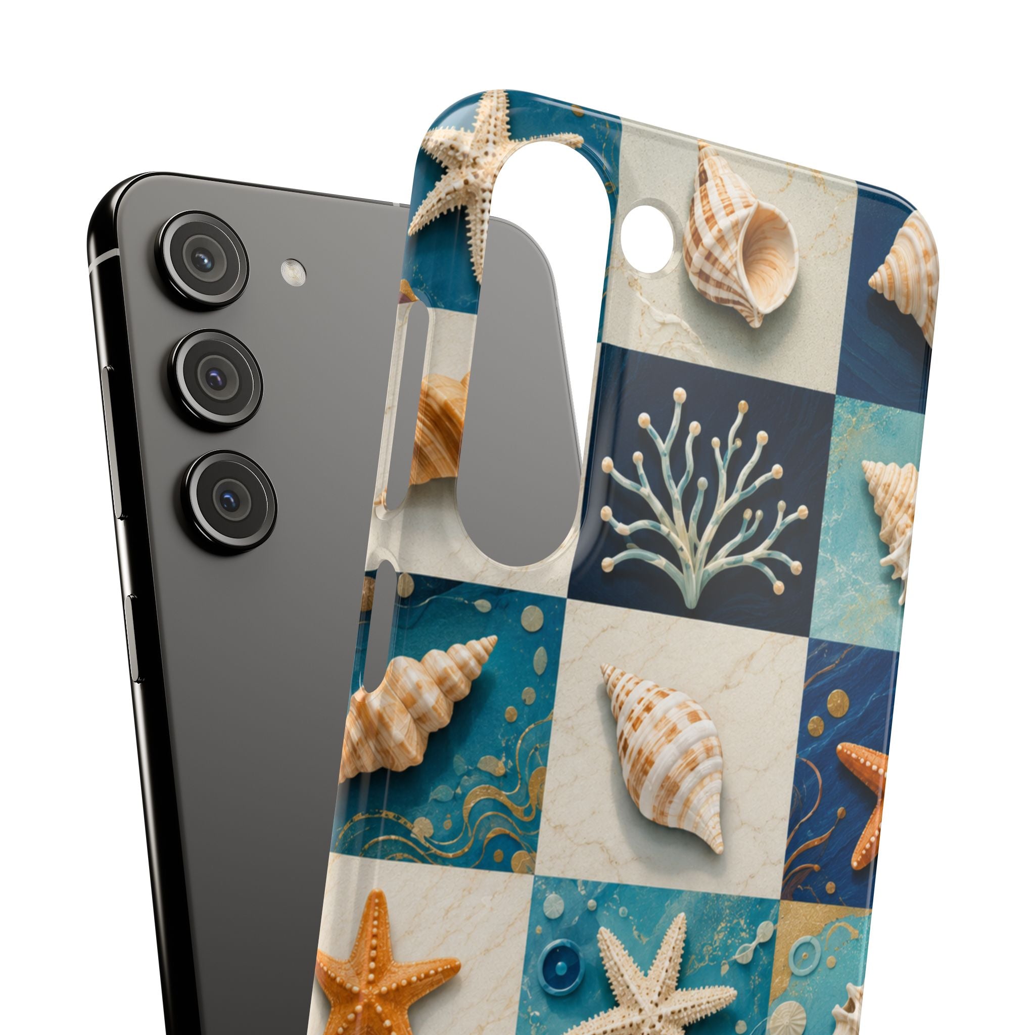 Coastal Seashell Mosaic Phone Case