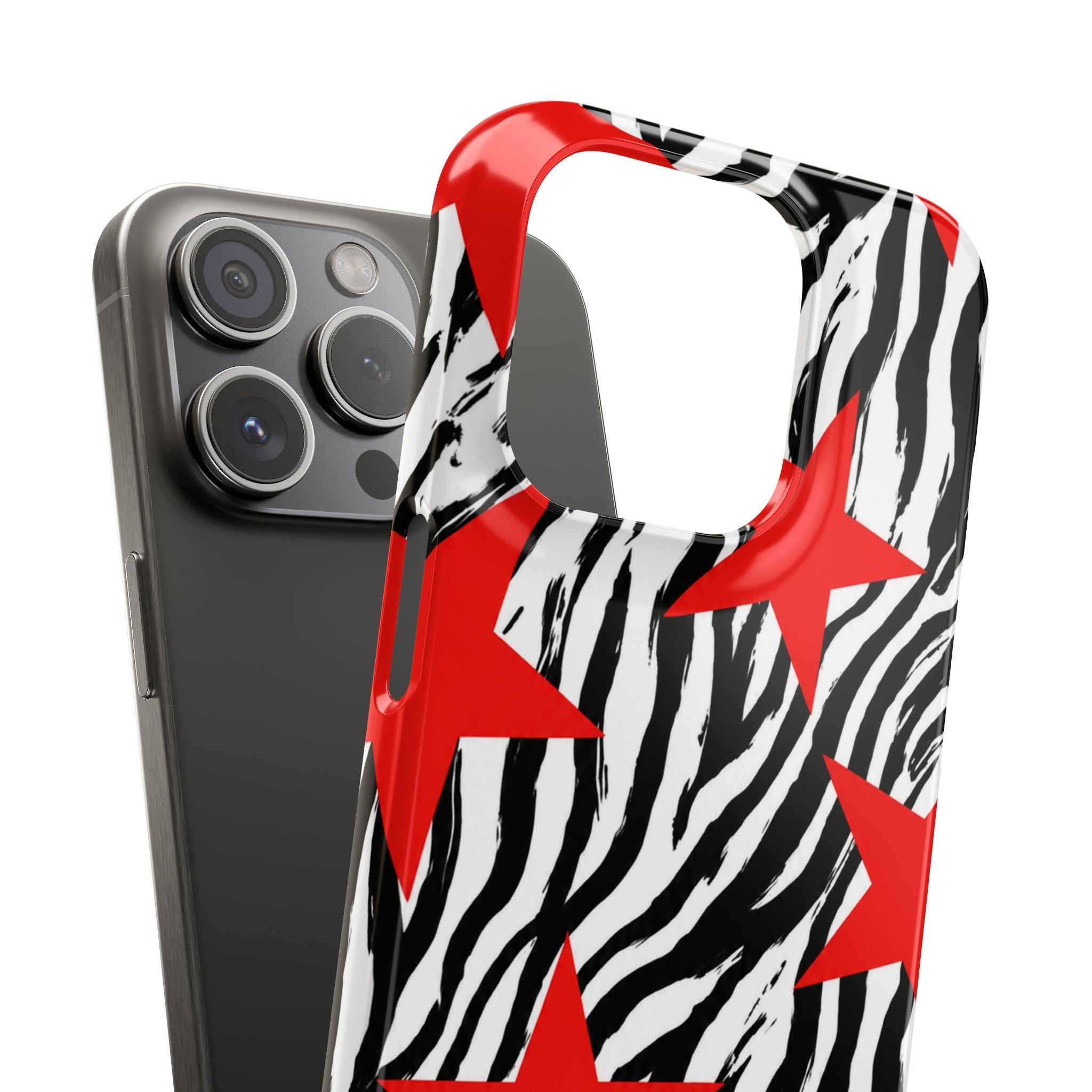 Retro Zebra Stars Phone Case