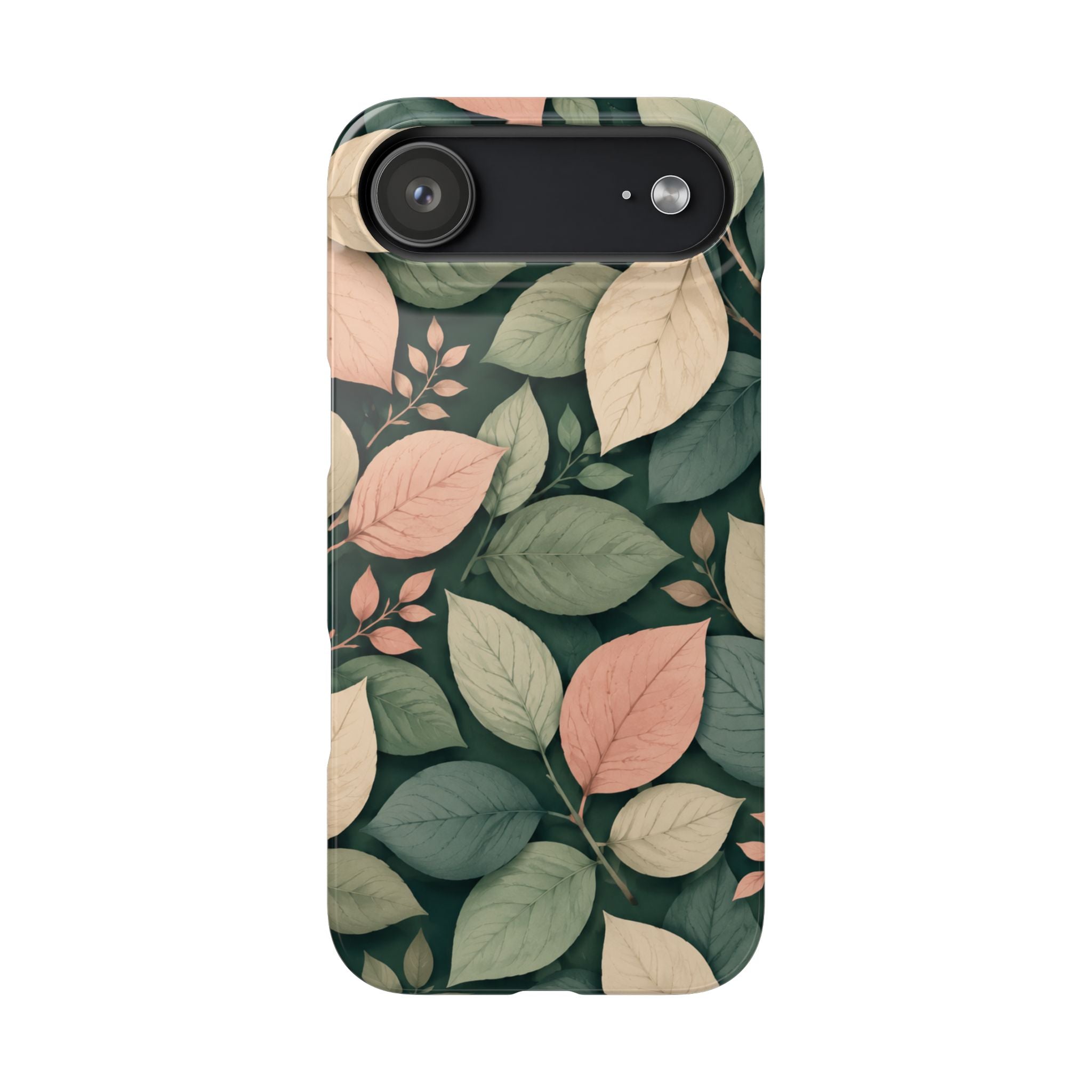 Blush Leaf Pattern Case