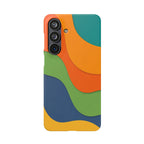 Colorful Abstract Waves Phone Case